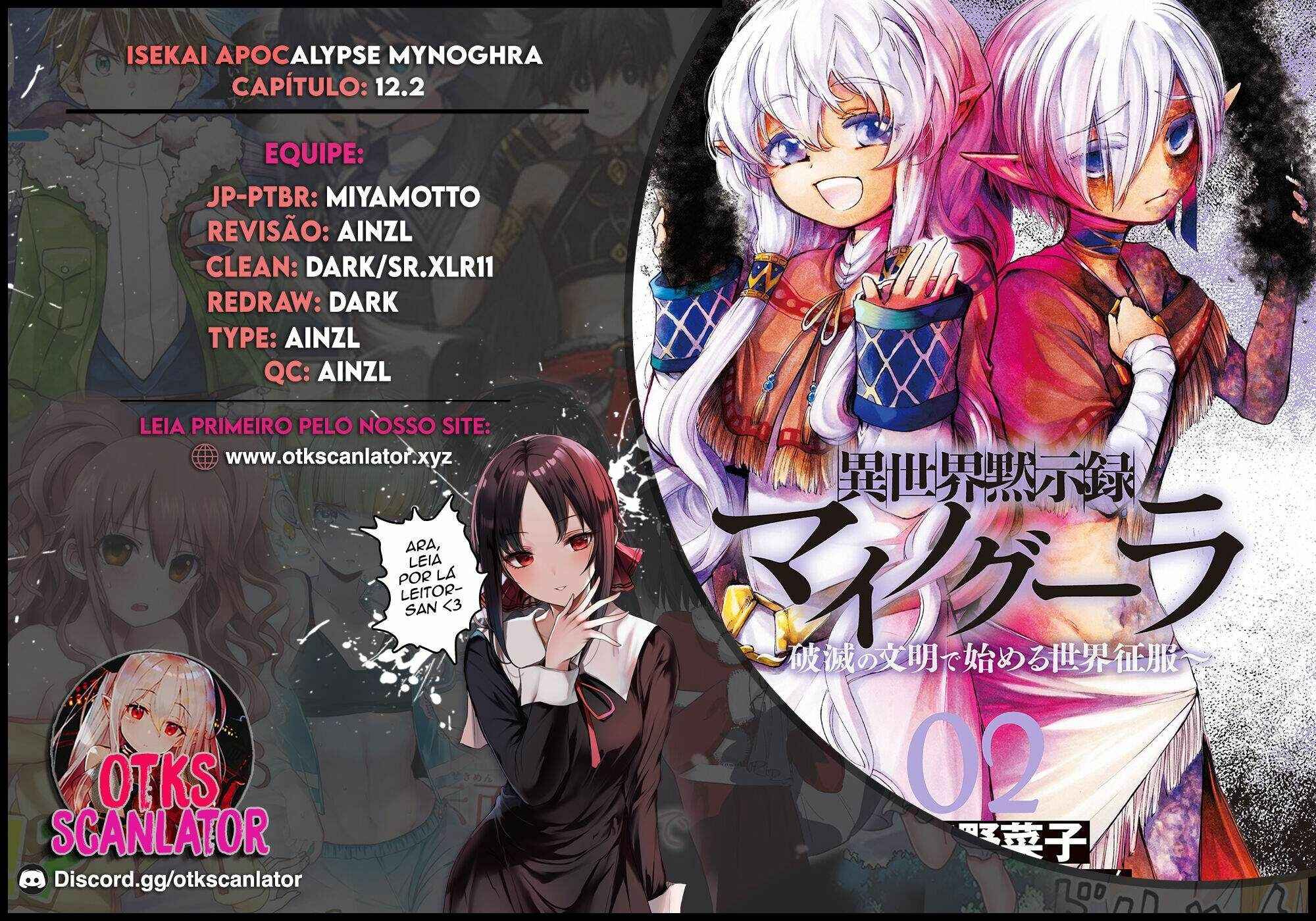 Isekai Mokushiroku Mynoghra: Hametsu no Bunmei de Hajimeru Sekai Seifuku Chapter 12.2 - Page 1