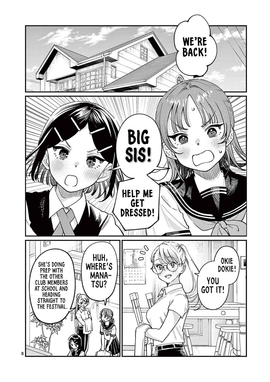 Wakaba-san Chi no Aoi Koi Chapter 39 - Page 8