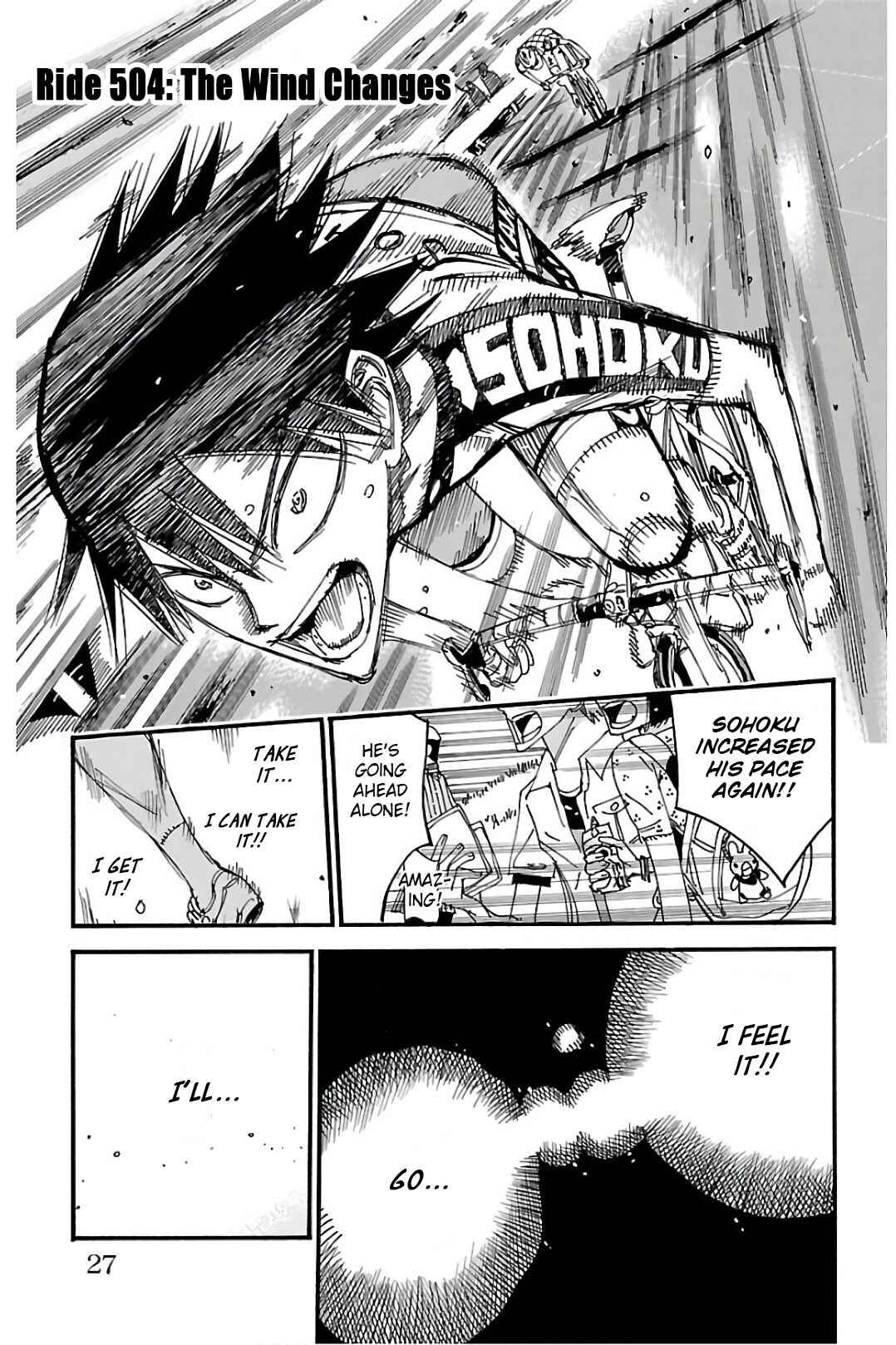 Yowamushi Pedal Chapter 504 - Page 1