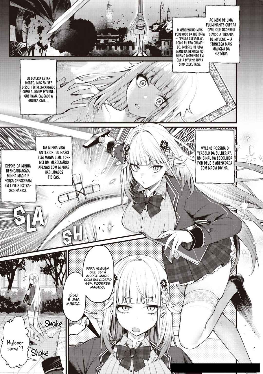 Savage Fang Ojou-sama: Shijou Saikyou no Youhei wa Shijou Saikyou no Bougyaku Reijou to Natte Nidome no Sekai o Musou suru Chapter 0.1 - Page 2