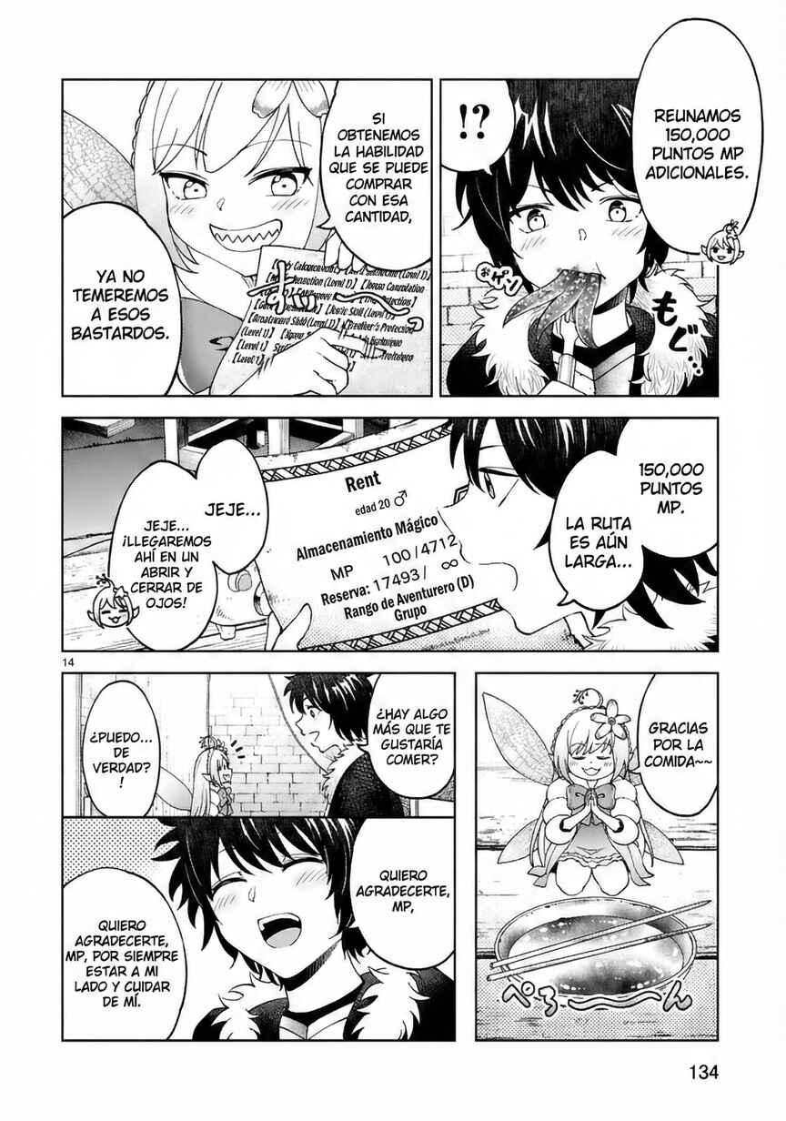 Kashita Maryoku wa "Ribobarai" de Kyousei Choushuu ~Youzumi to Party Tsuihousareta Ore wa, Kawaii Support Yousei to Issho ni Toritateta Maryoku wo Unyou shite Saikyou wo Mezasu.~ Chapter 6 - Page 14
