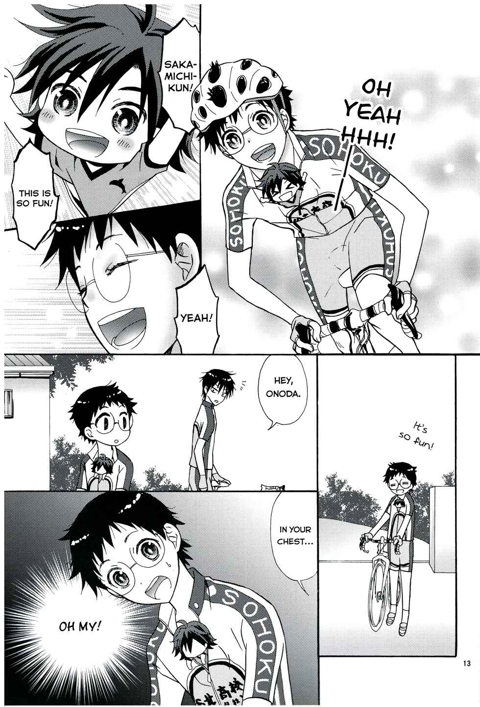 Yowamushi Pedal dj - Mochi Resonance Chapter ? - Page 13