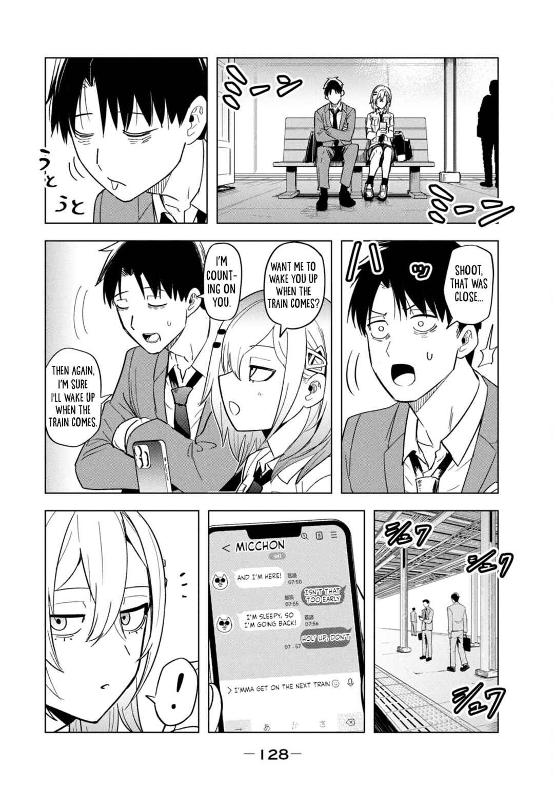 Asa no Tsuukin Densha de, Yatara to Hanashikakete Kuru Joshikousei. Chapter 8 - Page 10