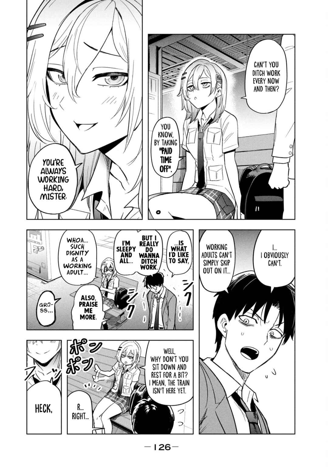 Asa no Tsuukin Densha de, Yatara to Hanashikakete Kuru Joshikousei. Chapter 8 - Page 8