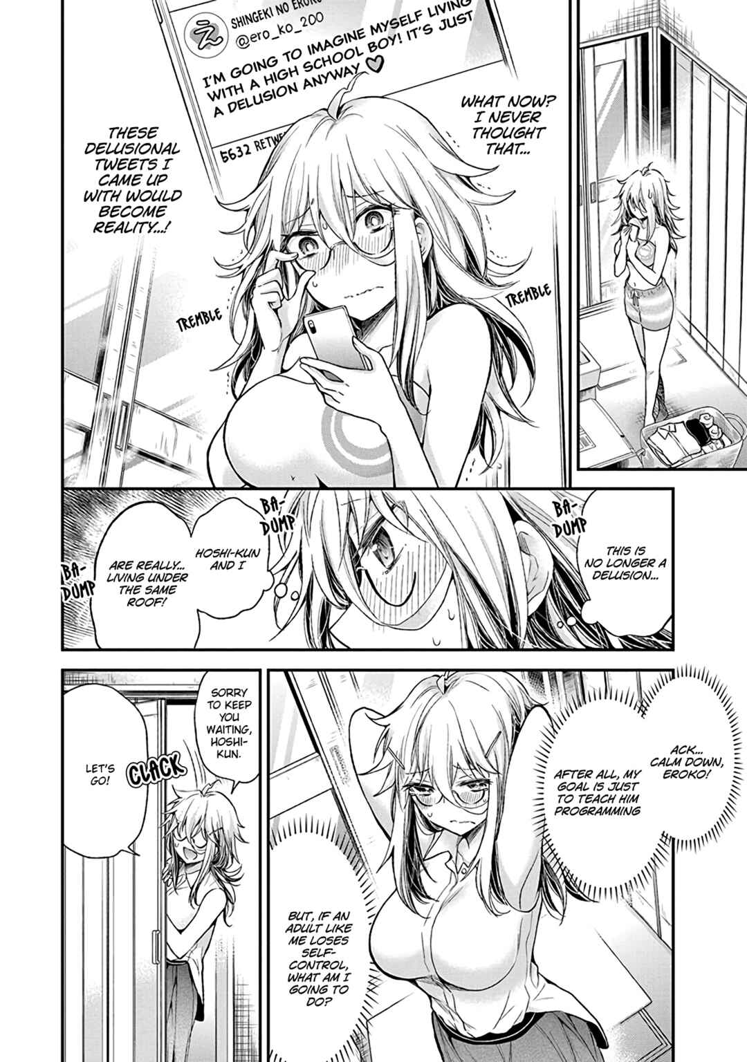Shingeki no Eroko-san: Hen na Oneesan wa Danshi Kousei to Nakayoku Naritai Chapter 12 - Page 7