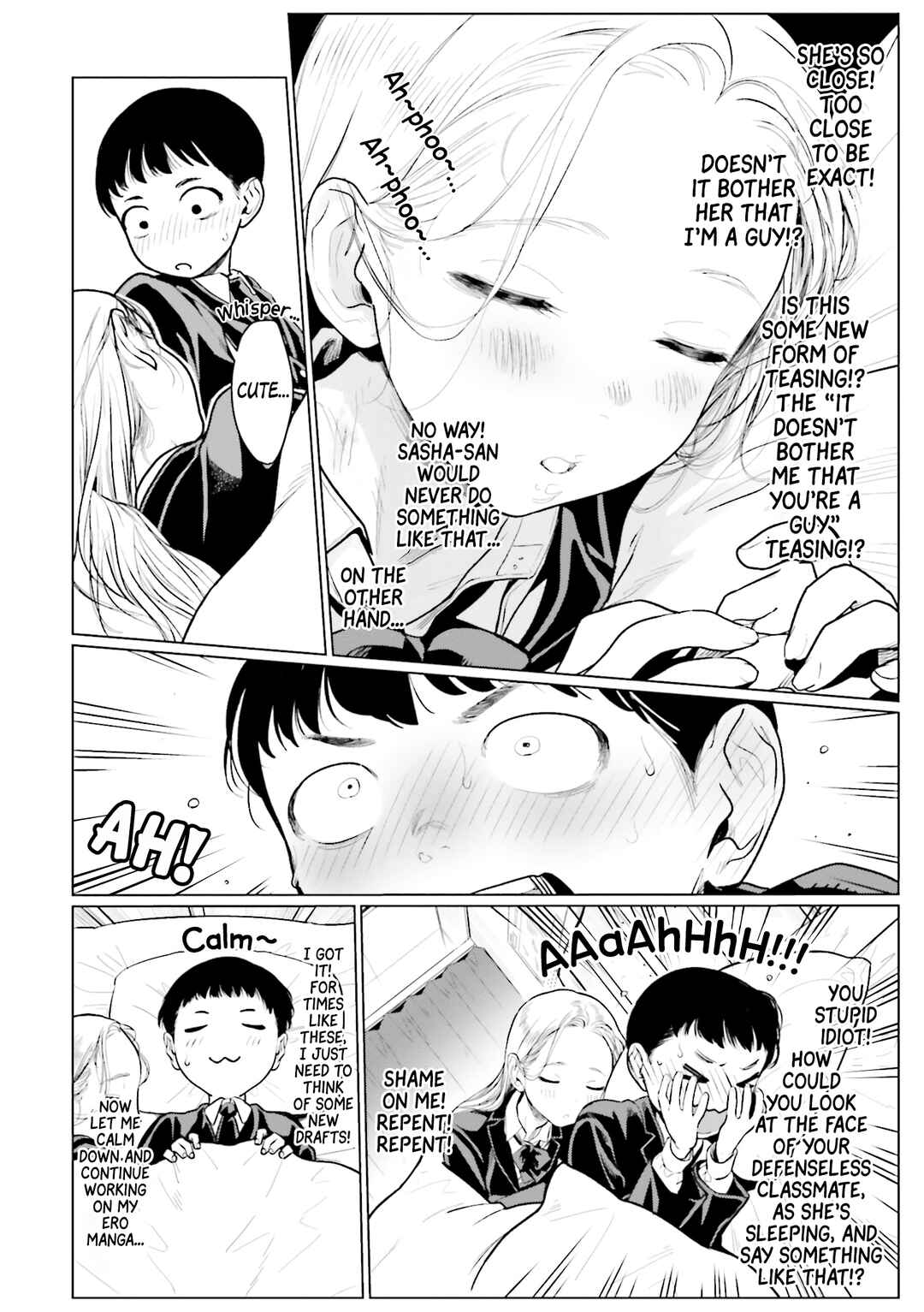Sasha-chan to Classmate Otaku-kun Chapter 4 - Page 2