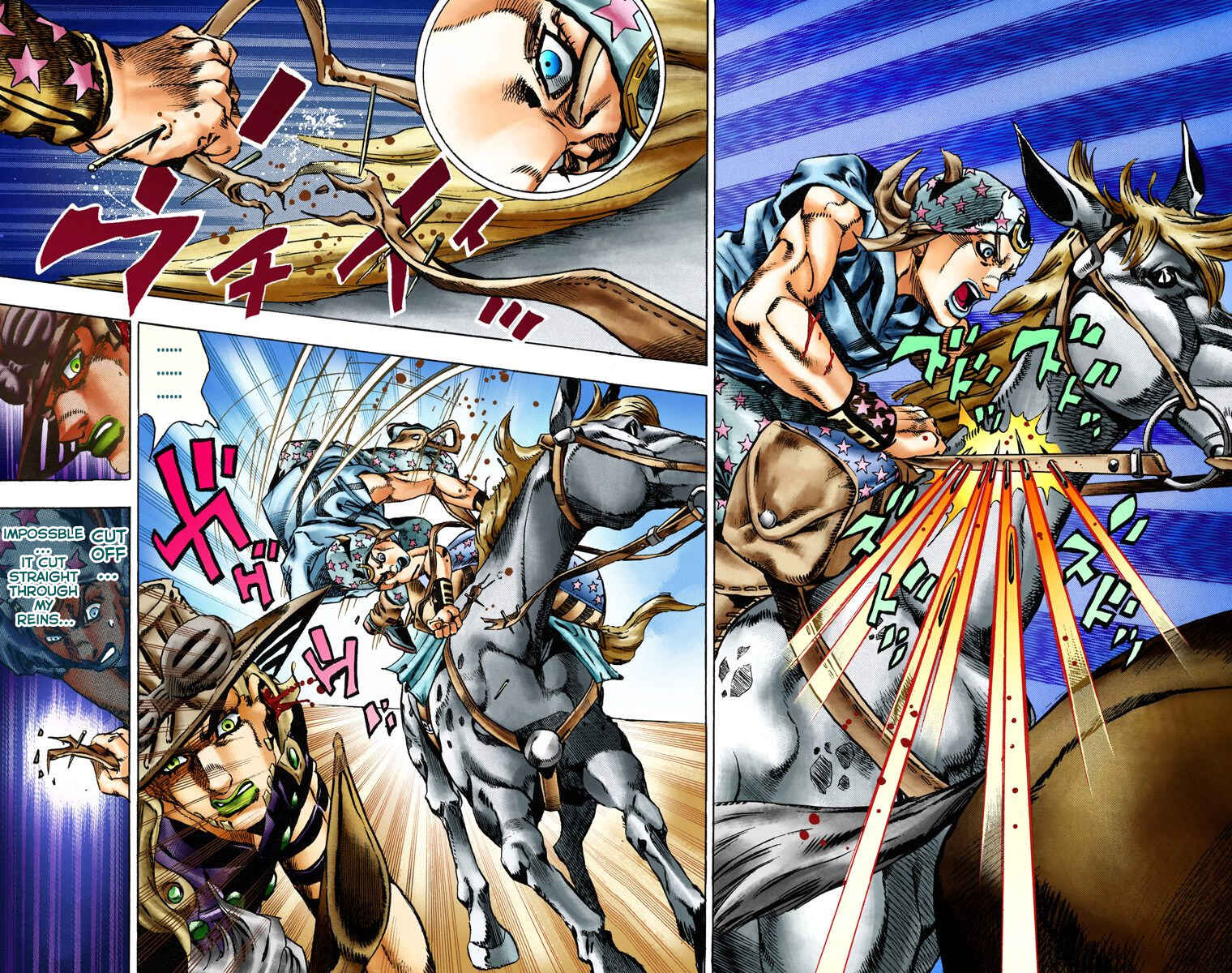 JoJo no Kimyou na Bouken: Part 7 - Steel Ball Run Color-ban Chapter 14 - Page 15