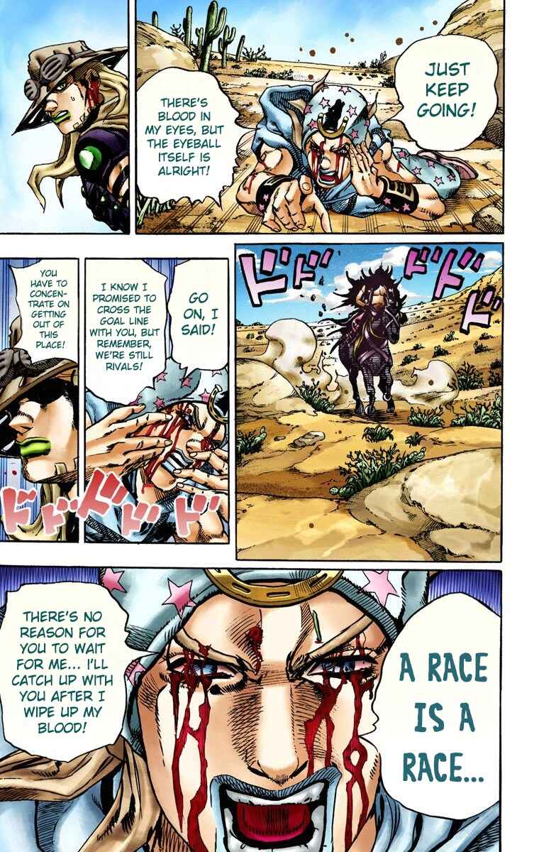 JoJo no Kimyou na Bouken: Part 7 - Steel Ball Run Color-ban Chapter 14 - Page 19