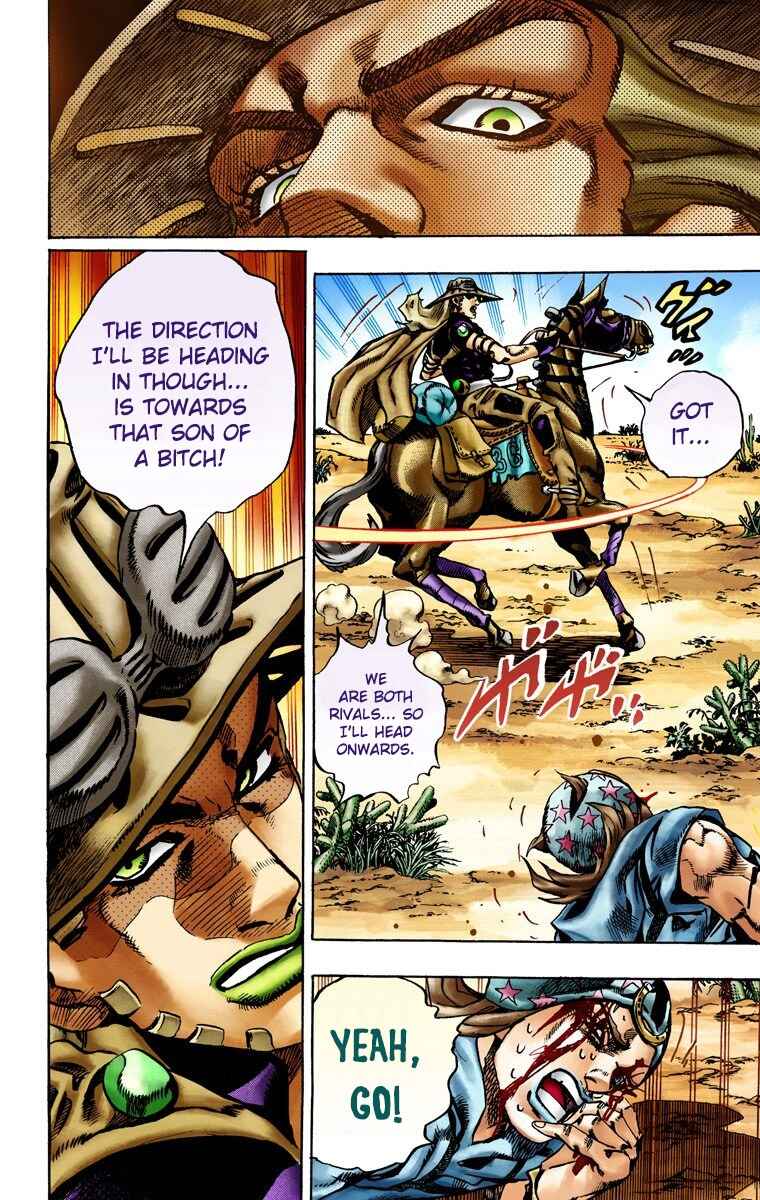 JoJo no Kimyou na Bouken: Part 7 - Steel Ball Run Color-ban Chapter 14 - Page 20