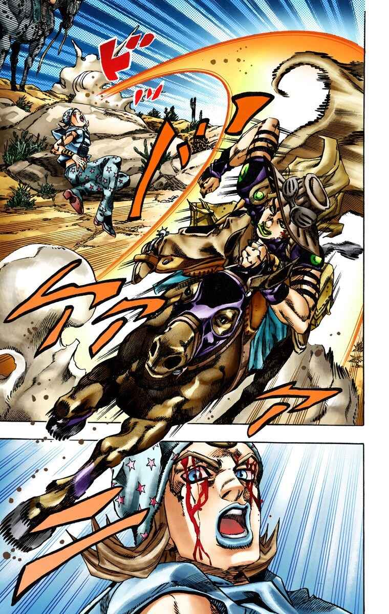 JoJo no Kimyou na Bouken: Part 7 - Steel Ball Run Color-ban Chapter 14 - Page 21