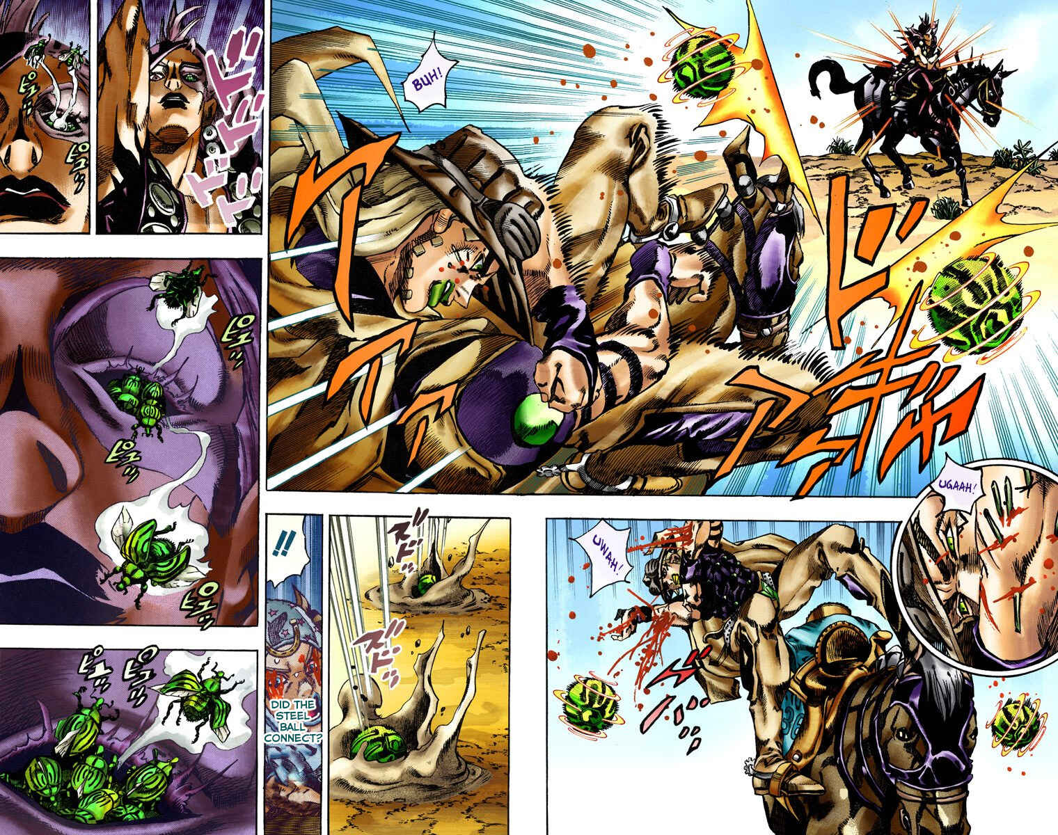 JoJo no Kimyou na Bouken: Part 7 - Steel Ball Run Color-ban Chapter 14 - Page 24