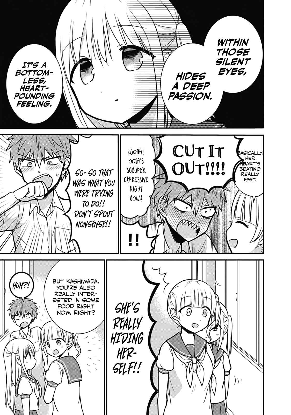Kao ni Denai Kashiwada-san to Kao ni Deru Oota-kun Chapter 29 - Page 8