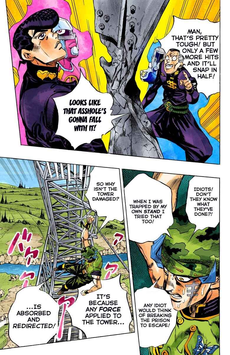 JoJo no Kimyou na Bouken: Part 4 - Diamond wa Kudakenai Color-ban Chapter 135 - Page 10