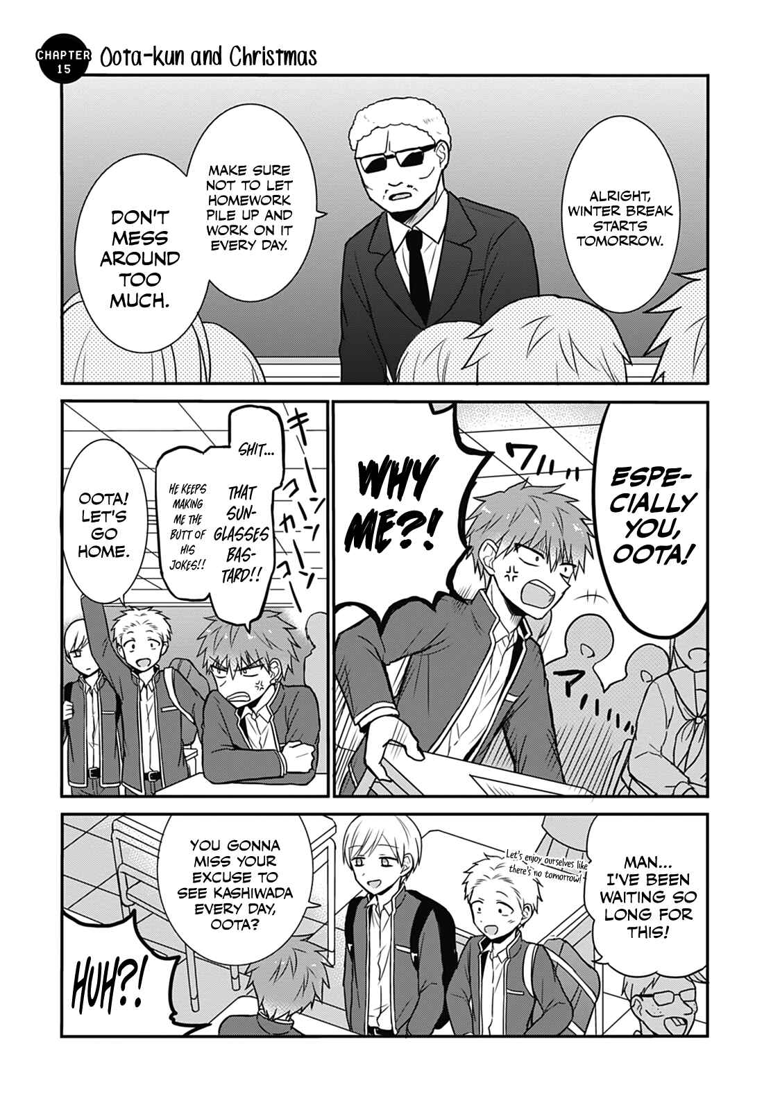 Kao ni Denai Kashiwada-san to Kao ni Deru Oota-kun Chapter 15 - Page 1