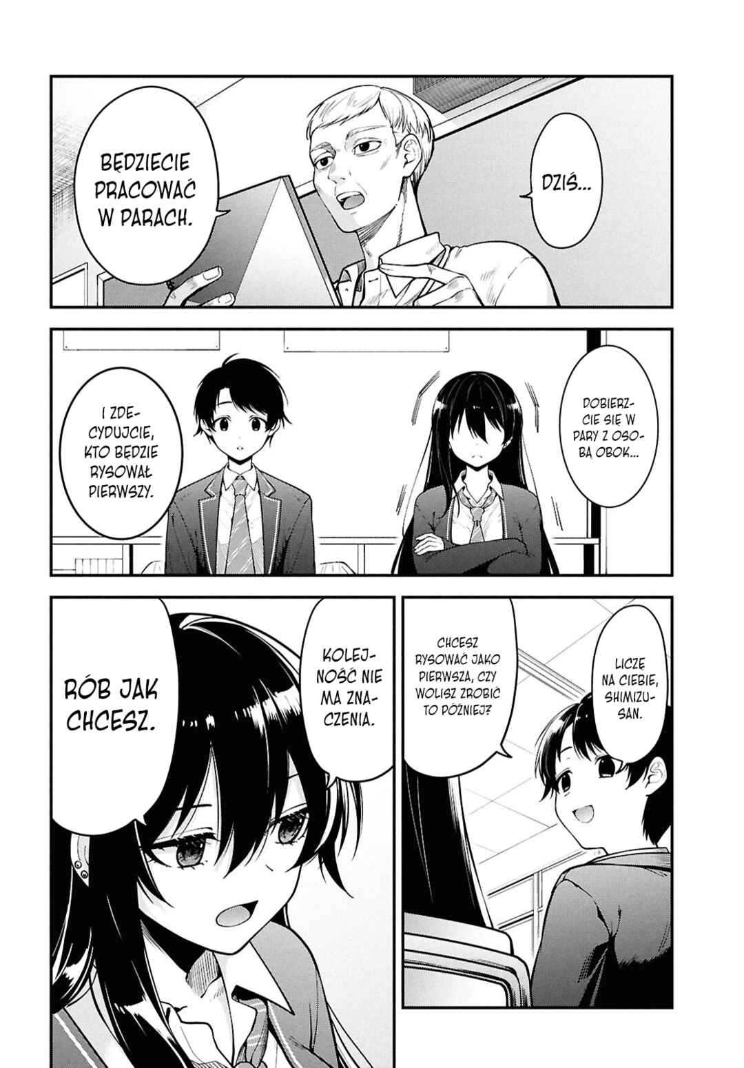 Tonari no Seki no Yankee Shimizu-san ga Kami wo Kuroku Sometekita Chapter 1 - Page 13