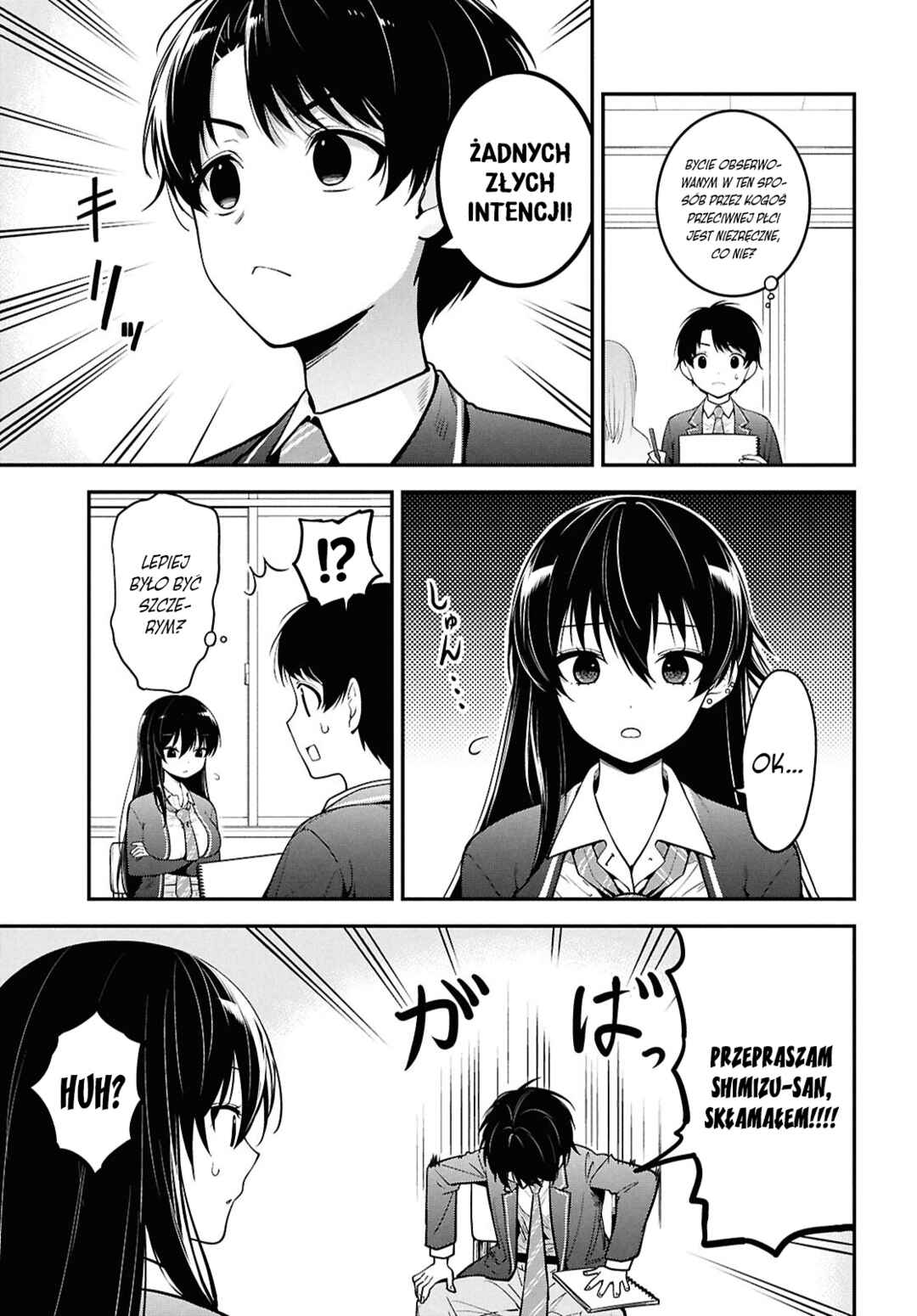 Tonari no Seki no Yankee Shimizu-san ga Kami wo Kuroku Sometekita Chapter 1 - Page 20