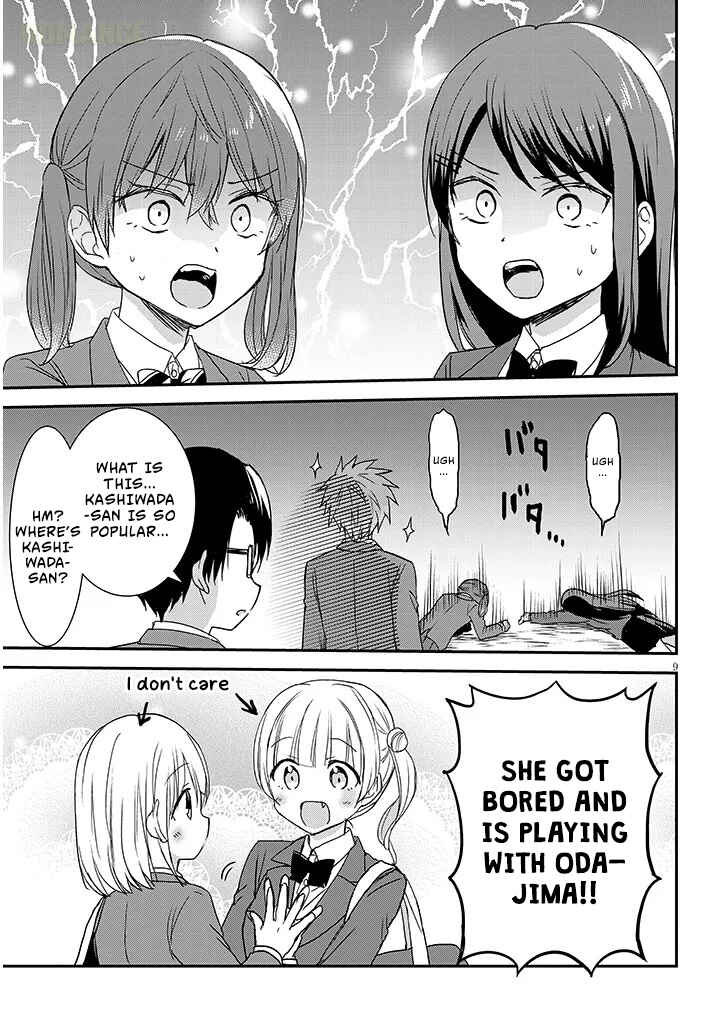 Kao ni Denai Kashiwada-san to Kao ni Deru Oota-kun + Chapter 32 - Page 10