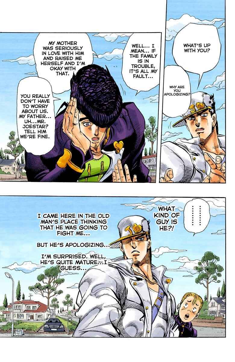 JoJo no Kimyou na Bouken: Part 4 - Diamond wa Kudakenai Color-ban Chapter 2 - Page 8