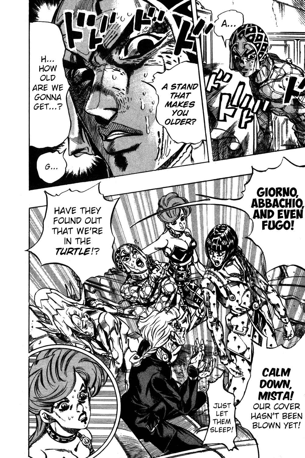 JoJo no Kimyou na Bouken: Part 5 - Ougon no Kaze Chapter 50 - Page 4