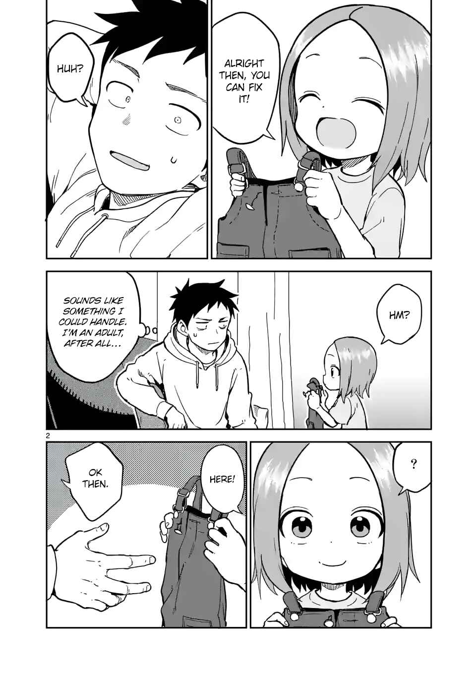 Karakai Jouzu no (Moto) Takagi-san Chapter 223 - Page 2