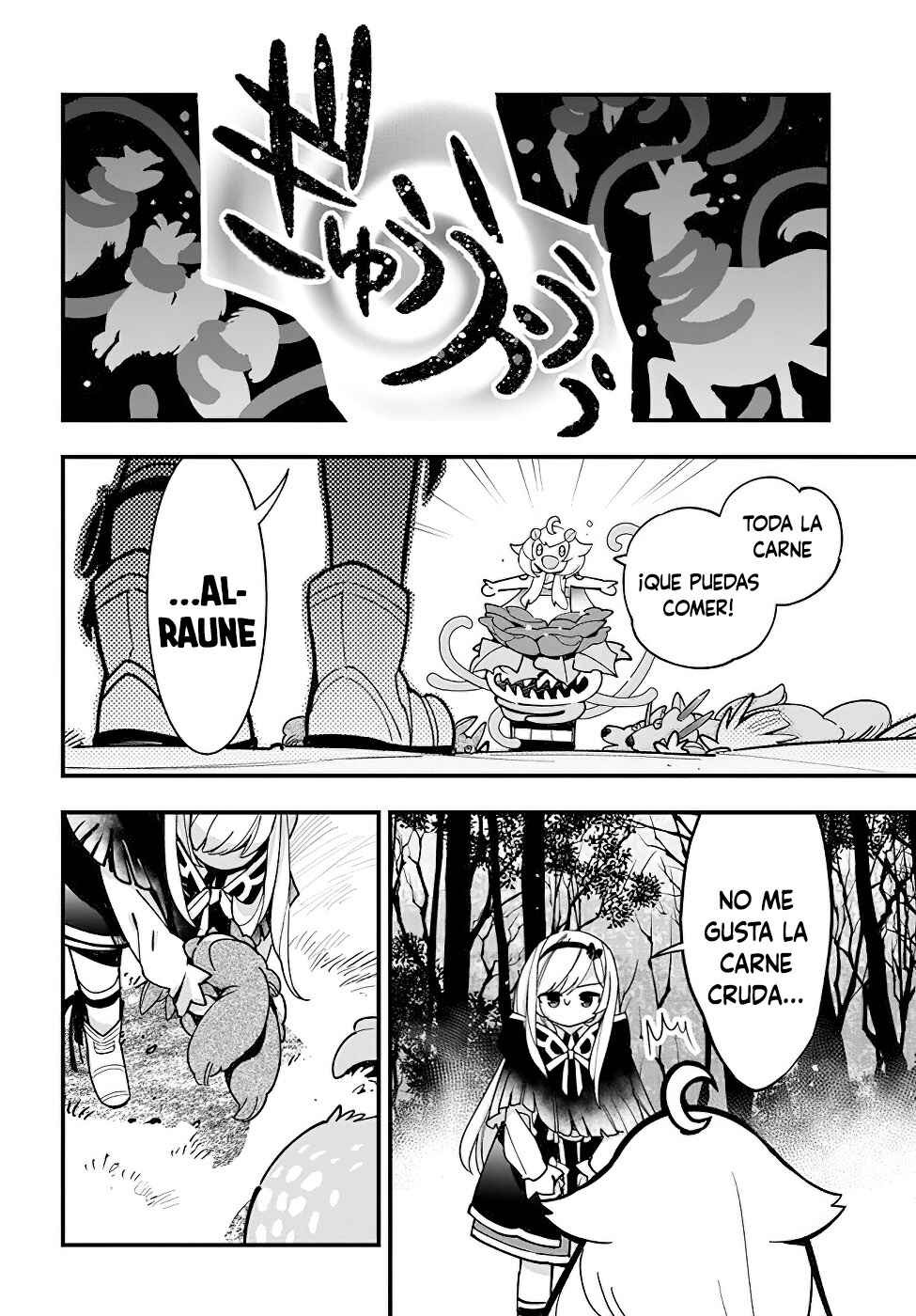 Shokubutsu Monster Musume Nikki: Seijo datta Watashi ga Uragirareta Hate ni Alraune ni Tensei Shite Shimatta node, kore kara wa Kougousei o Shinagara Shizuka ni Shokubutsu Life o Sugoshimasu Chapter 18 - Page 28
