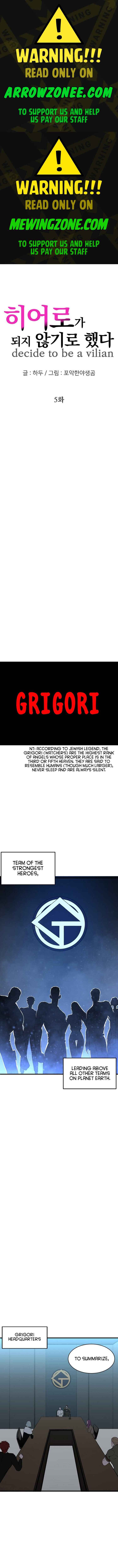 Decide to Be a Villain Chapter 5 - Page 1