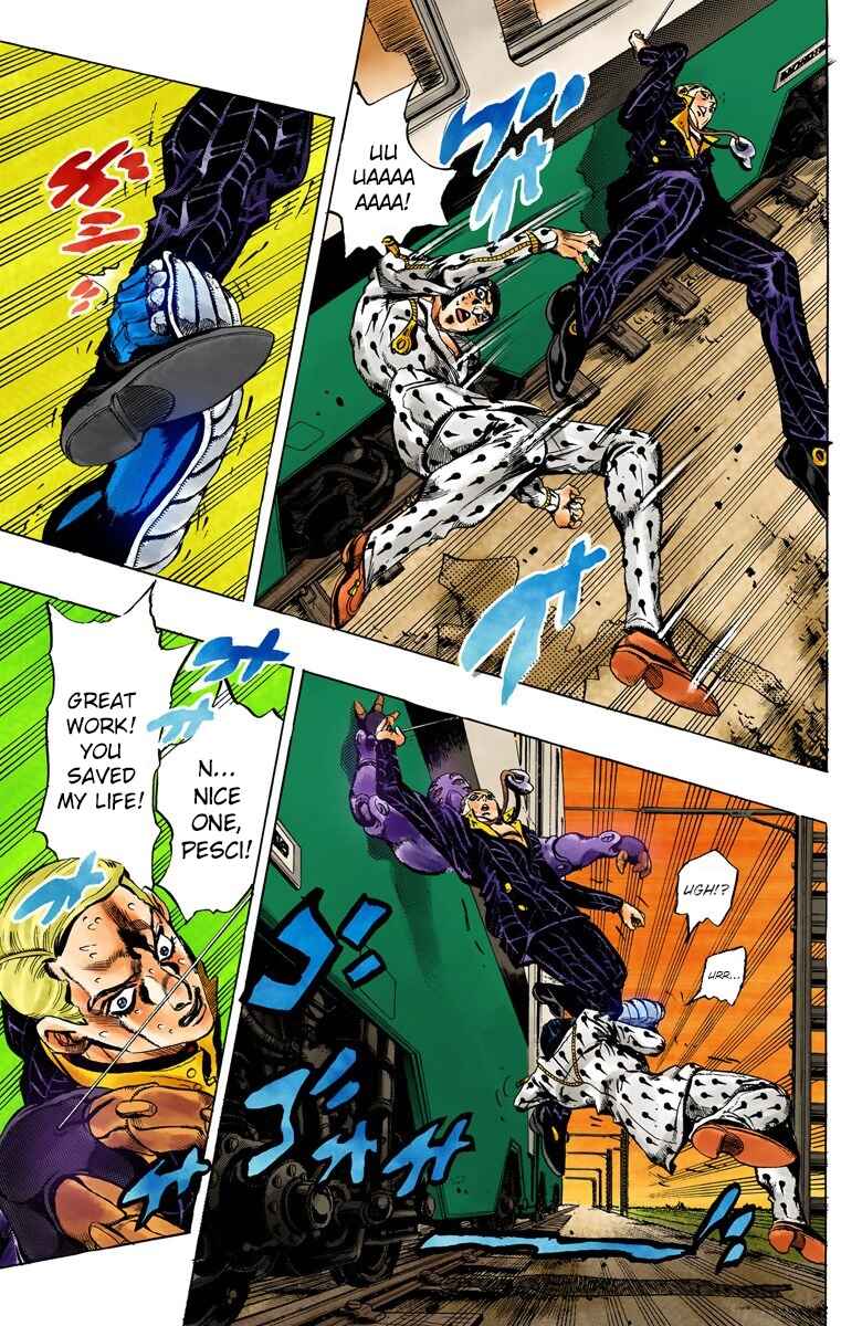 JoJo no Kimyou na Bouken: Part 5 - Ougon no Kaze Color-ban Chapter 55 - Page 9
