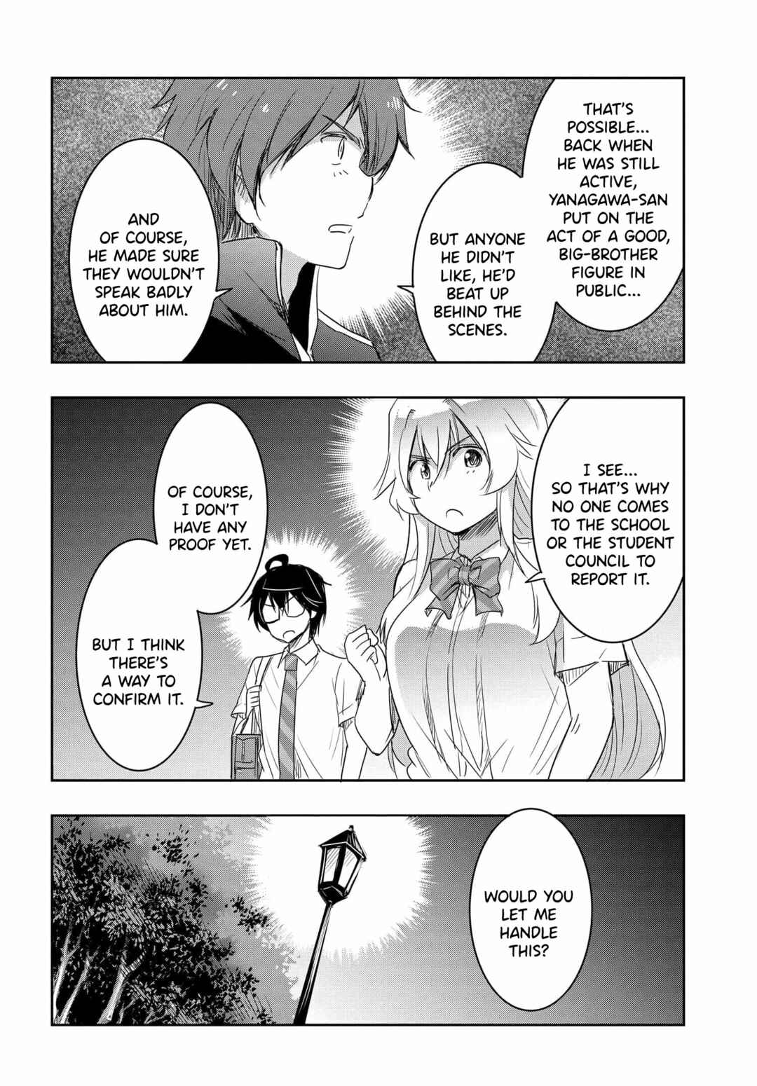 Watashi yori Tsuyoi Otoko to Kekkon shitai no - Seiso na Biji Seito Kaichou (Jitsu wa Moto Banchou) no Himitsu wo Shiru Inkya (Jitsu wa Kanojo wo Koeru Saikyou no Yankee) Chapter 17 - Page 21