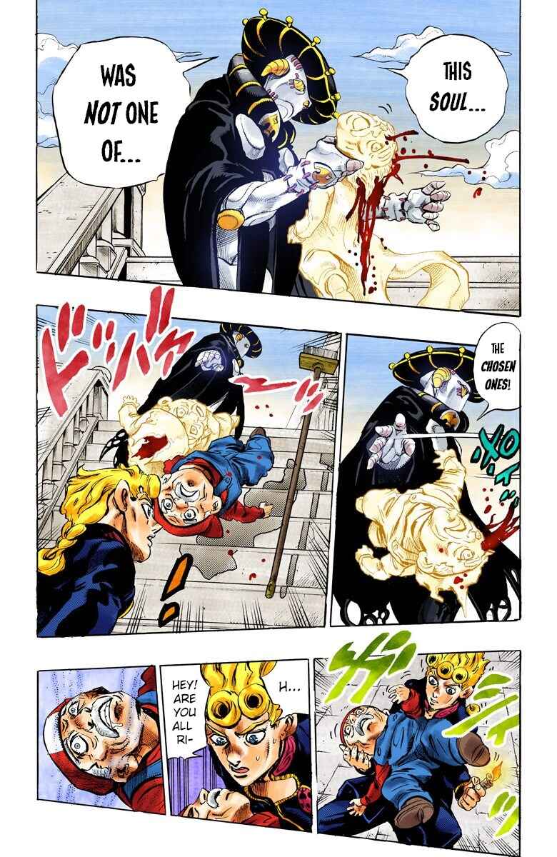 JoJo no Kimyou na Bouken: Part 5 - Ougon no Kaze Color-ban Chapter 12 - Page 17