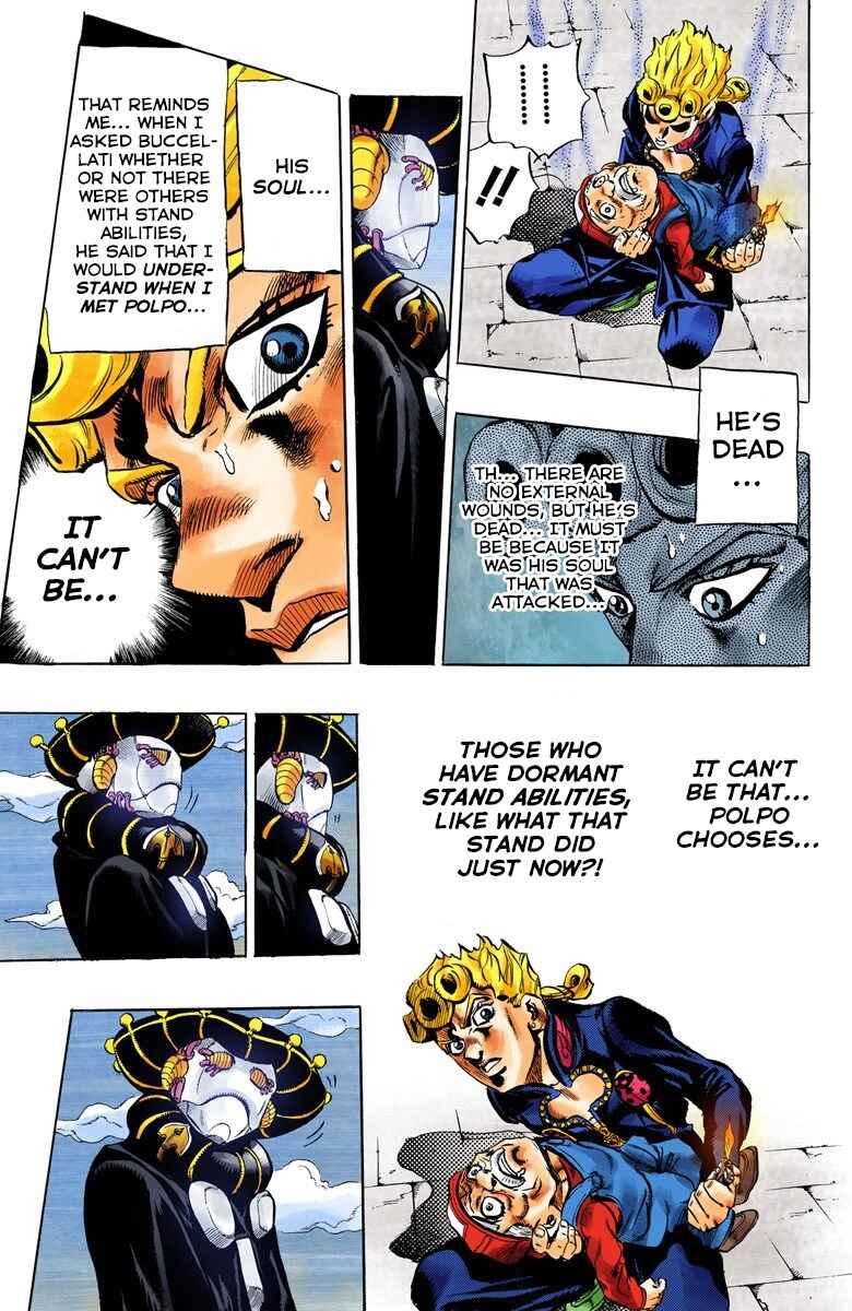 JoJo no Kimyou na Bouken: Part 5 - Ougon no Kaze Color-ban Chapter 12 - Page 18