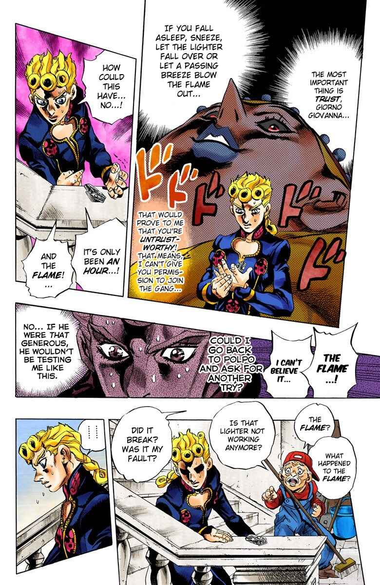 JoJo no Kimyou na Bouken: Part 5 - Ougon no Kaze Color-ban Chapter 12 - Page 5