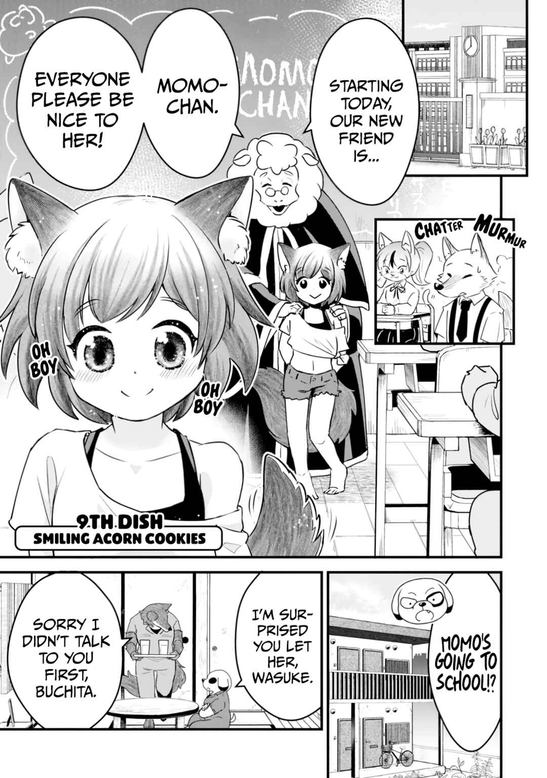 Kemomimi Shoujo no Shiawase Gohan Chapter 9 - Page 1
