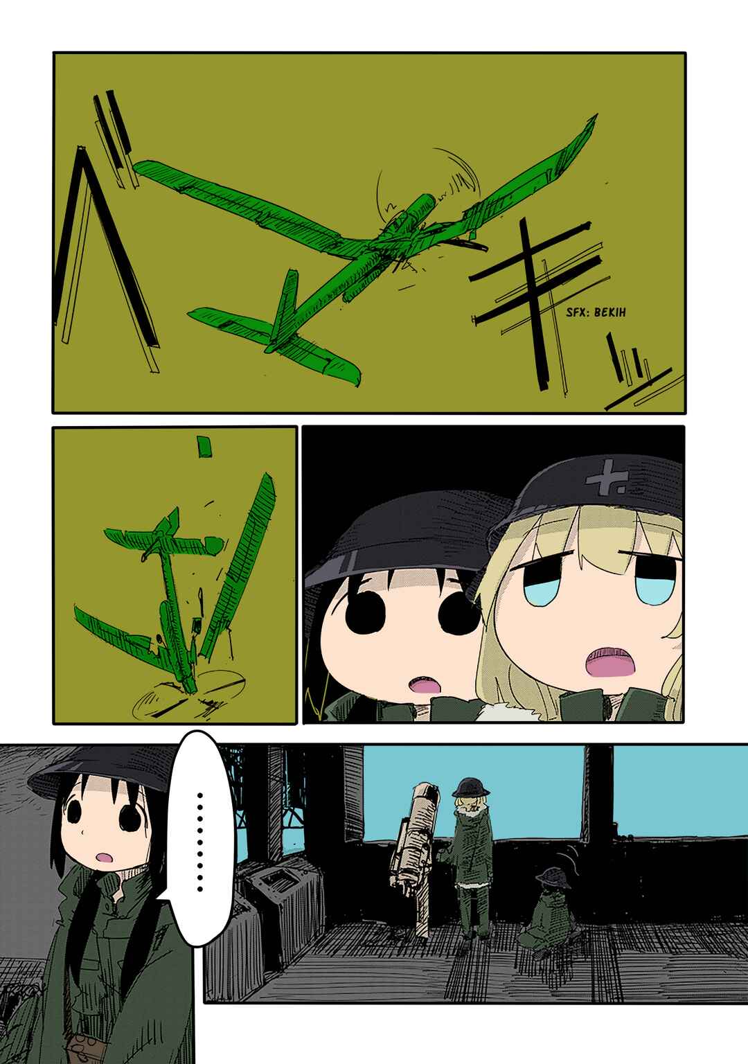 Shoujo Shuumatsu Ryokou (Fan Colored) Chapter 14 - Page 13