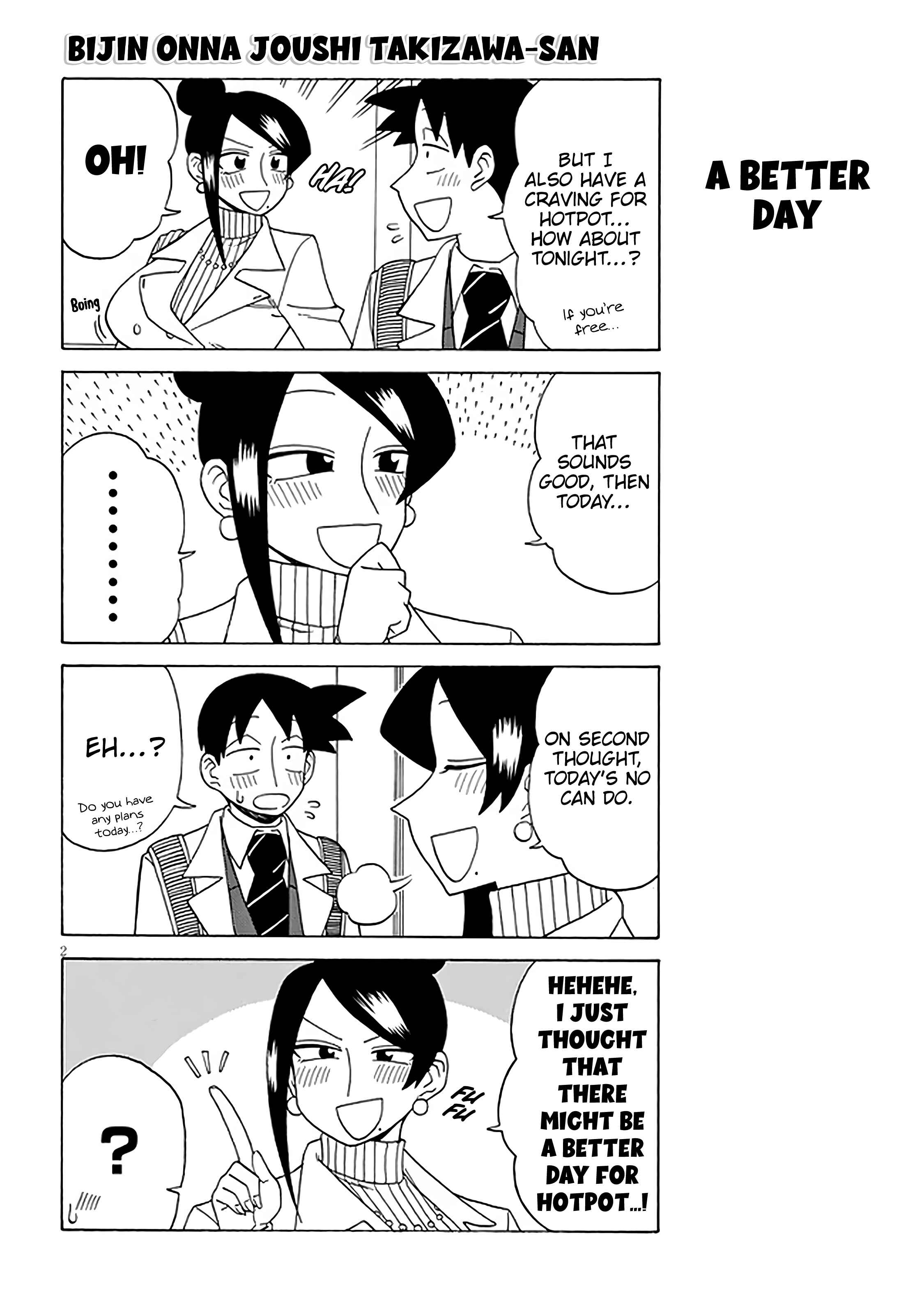 Bijin Onna Joushi Takizawa-san Chapter 128 - Page 2