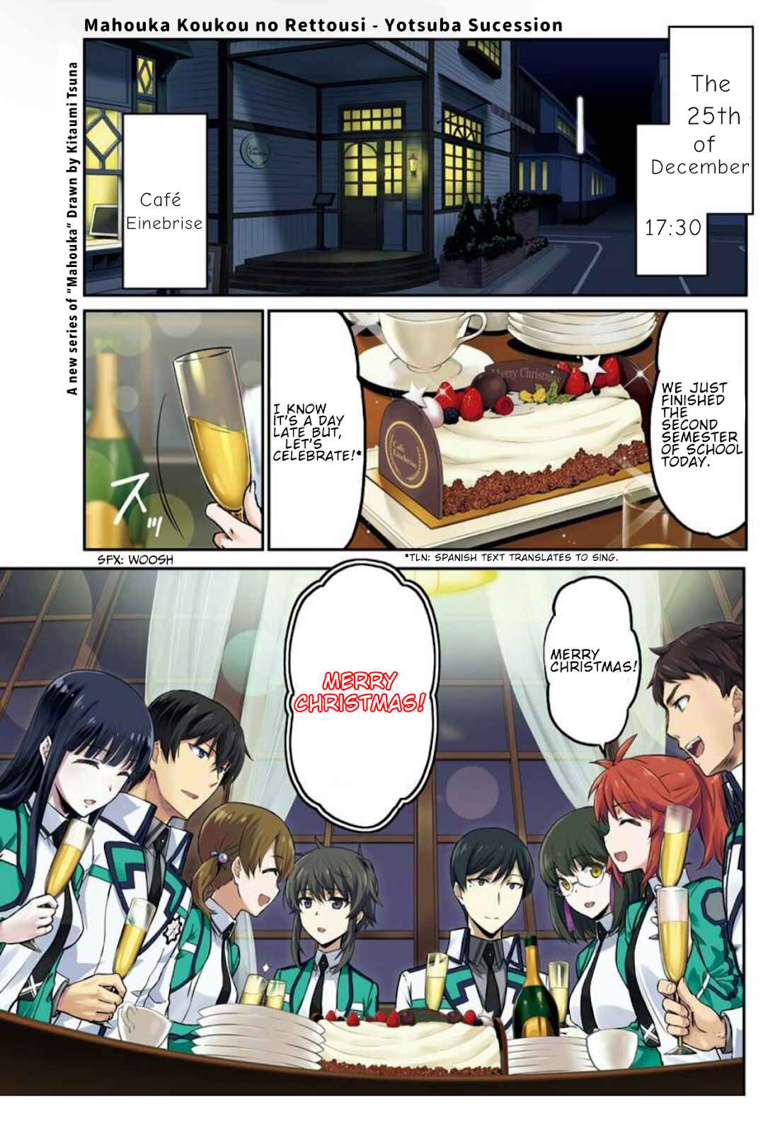 Mahouka Koukou no Rettousei - Yotsuba Keishou-hen Chapter 1 - Page 1