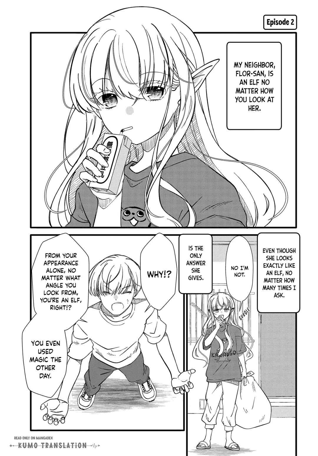 Elf-ppoi Hana-san no Tekitou na Apartment-gurashi Chapter 1 - Page 8