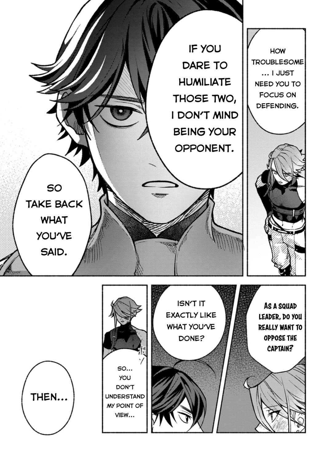 Sono Monban, Saikyou ni Tsuki: Tsuihou Sareta Bougyoryoku 9999 no Senshi, Outo no Monban to shite Musou Suru Chapter 40 - Page 28