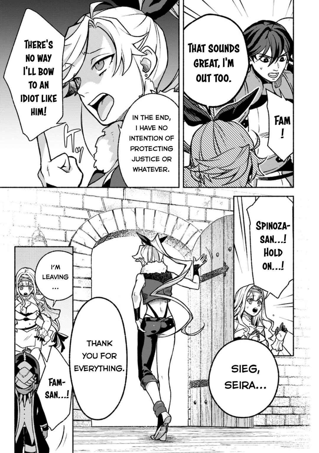 Sono Monban, Saikyou ni Tsuki: Tsuihou Sareta Bougyoryoku 9999 no Senshi, Outo no Monban to shite Musou Suru Chapter 40 - Page 30