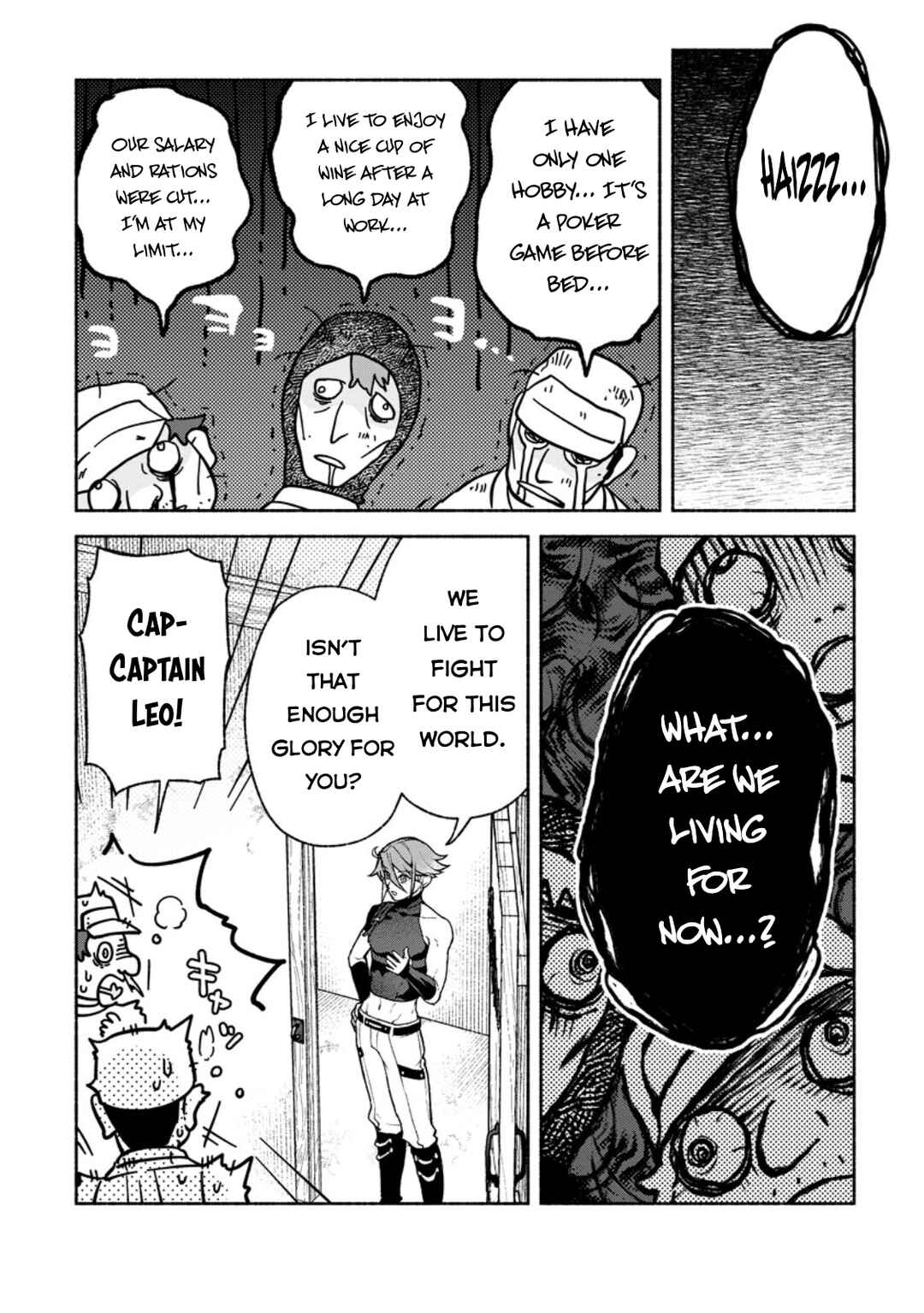 Sono Monban, Saikyou ni Tsuki: Tsuihou Sareta Bougyoryoku 9999 no Senshi, Outo no Monban to shite Musou Suru Chapter 40 - Page 9