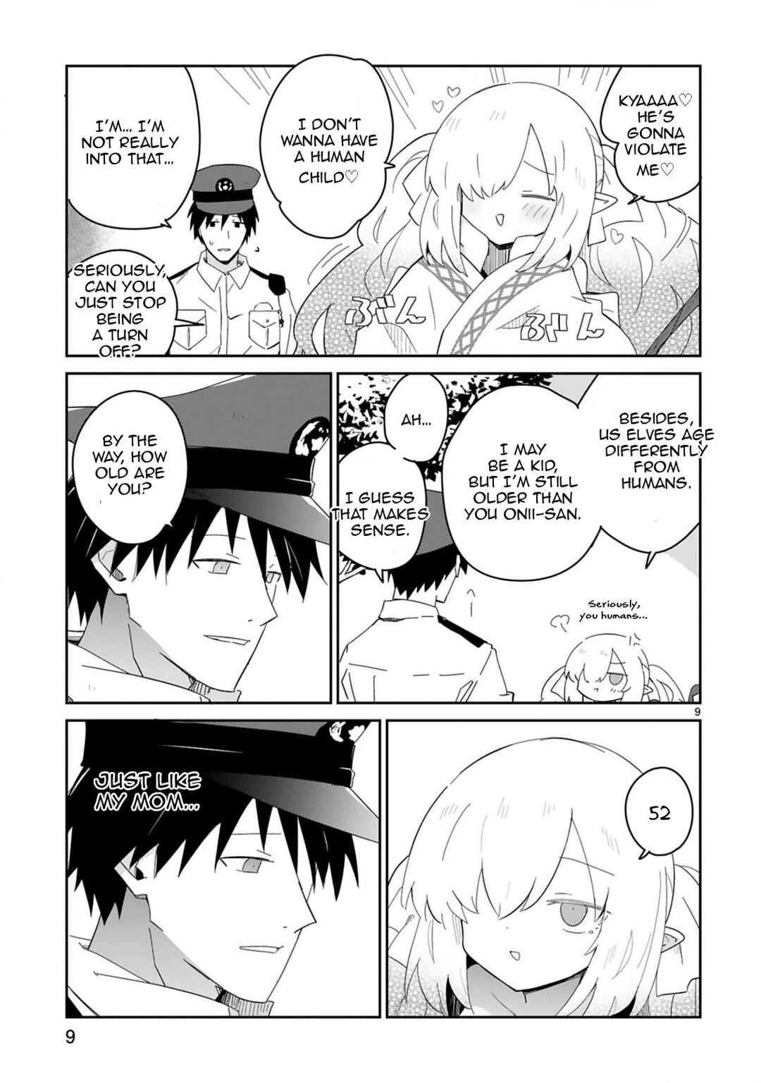 Isekai Elf Mura no Omawari-san Chapter 1 - Page 9