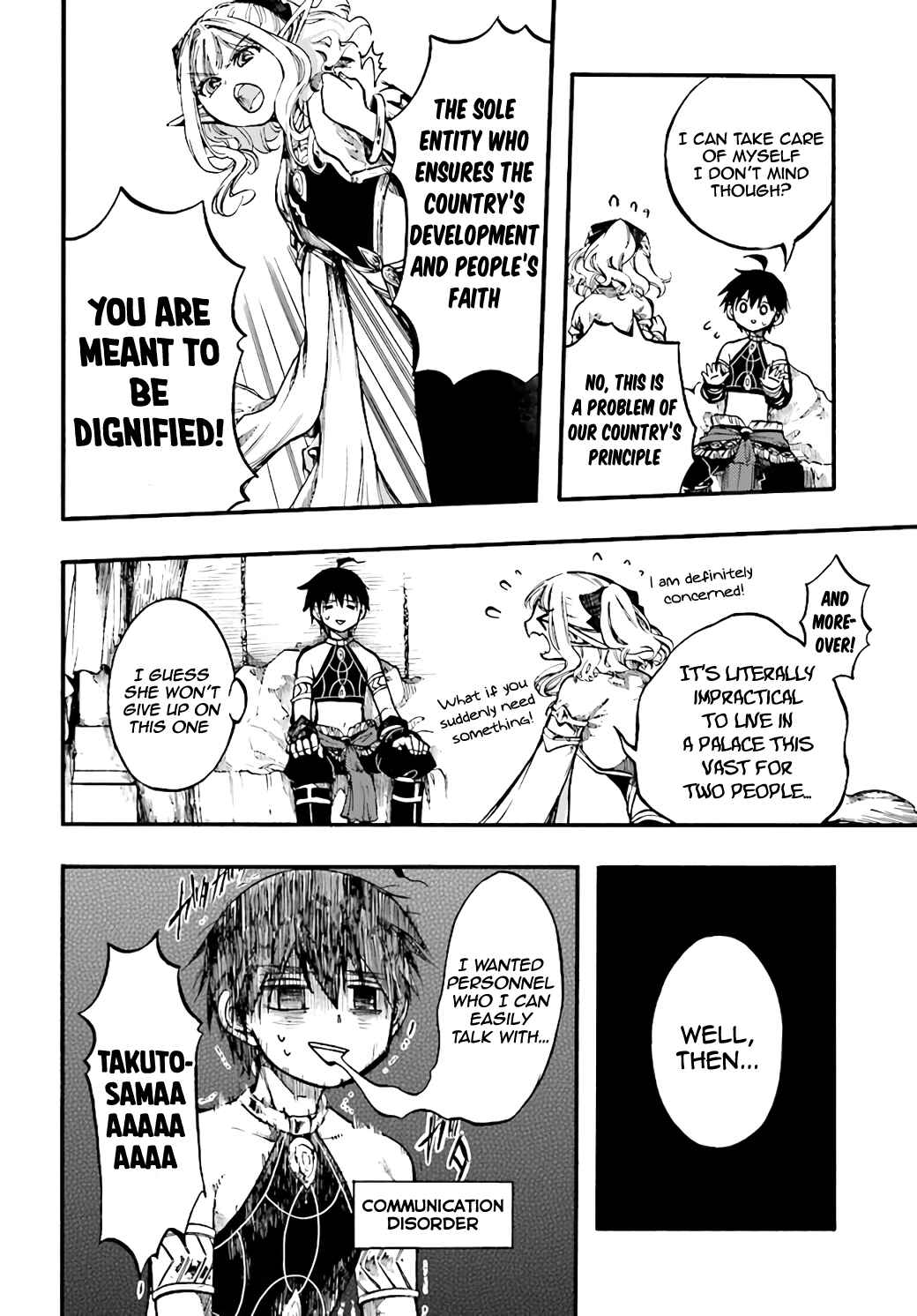 Isekai Mokushiroku Mynoghra: Hametsu no Bunmei de Hajimeru Sekai Seifuku Chapter 9.1 - Page 6