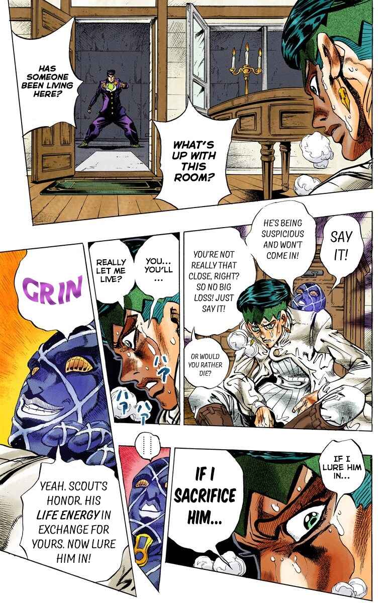 JoJo no Kimyou na Bouken: Part 4 - Diamond wa Kudakenai Color-ban Chapter 121 - Page 11
