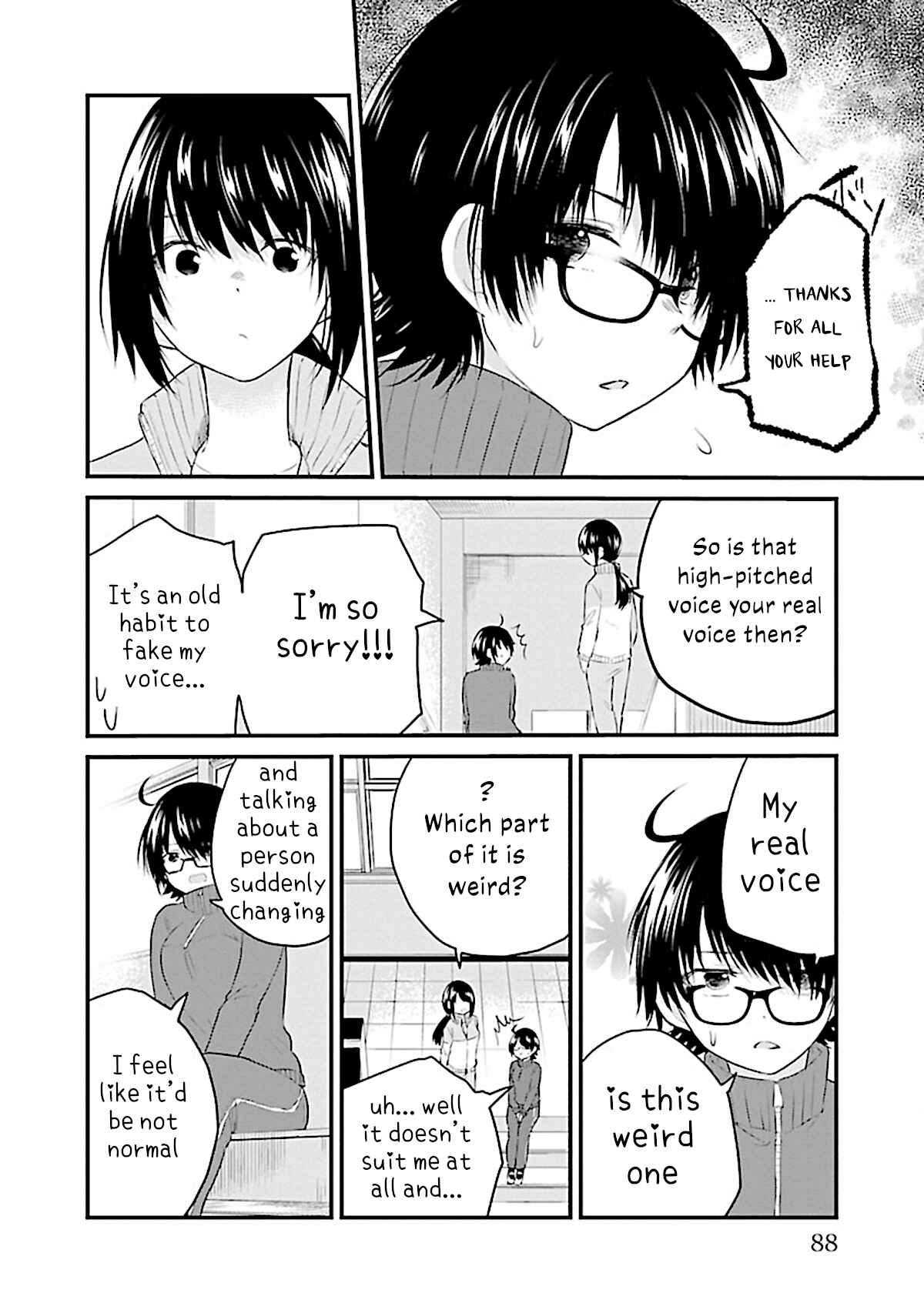 Koe ga dasenai Shoujo wa "Kanojo ga Yasashisugiru" to Omotte iru Chapter 51 - Page 4