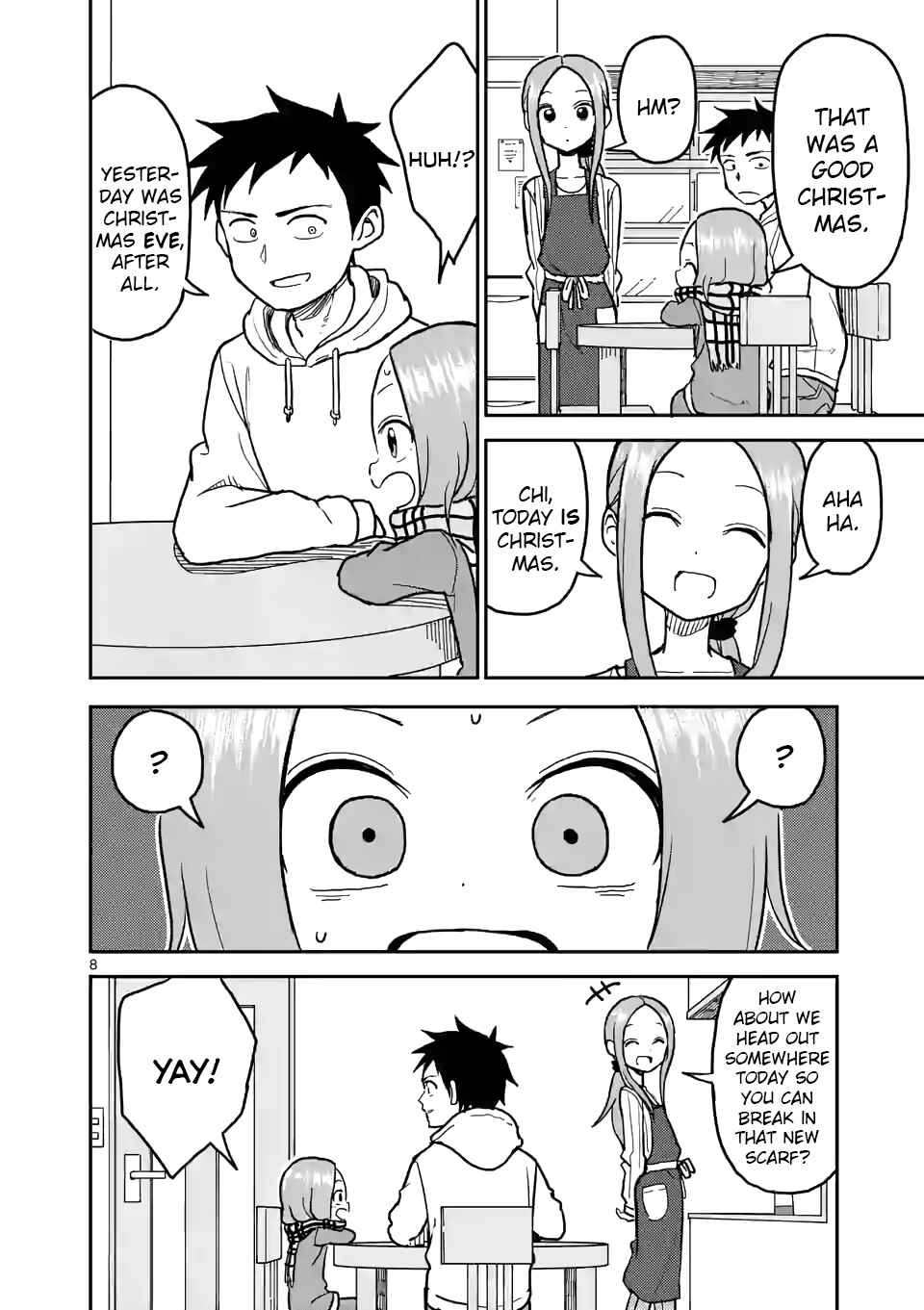 Karakai Jouzu no (Moto) Takagi-san Chapter 117 - Page 8