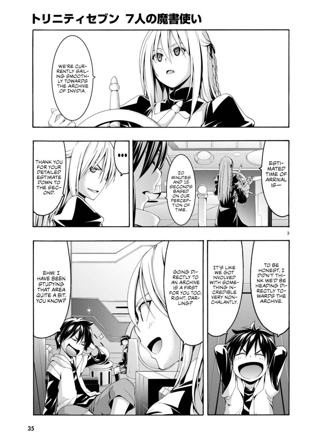 Trinity Seven - 7-Nin no Masho Tsukai Chapter 140 - Page 4
