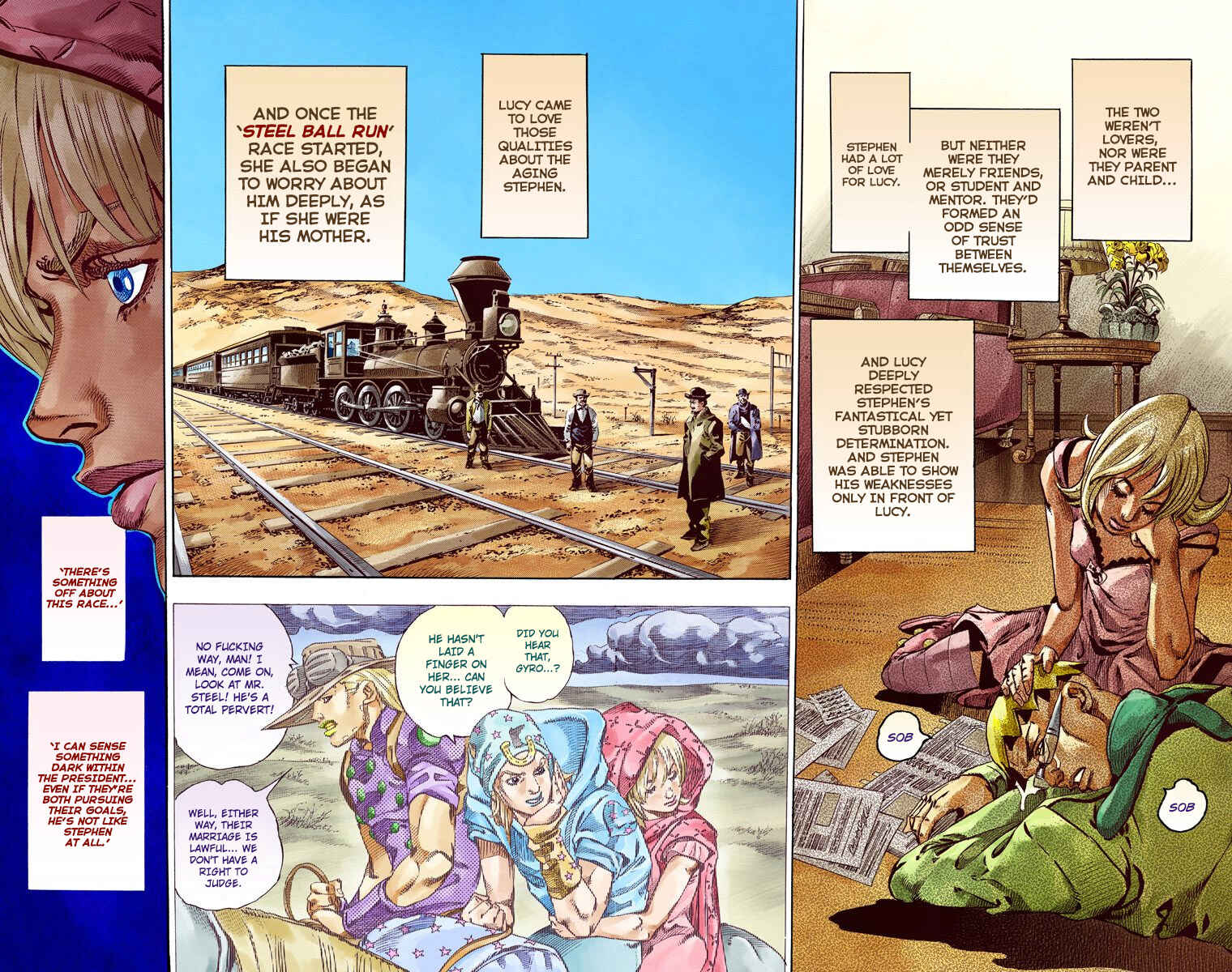JoJo no Kimyou na Bouken: Part 7 - Steel Ball Run Color-ban Chapter 61 - Page 11