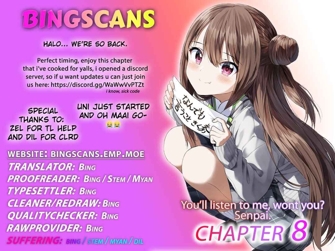 Kiite kuremasu yo ne? Senpai Chapter 8 - Page 1