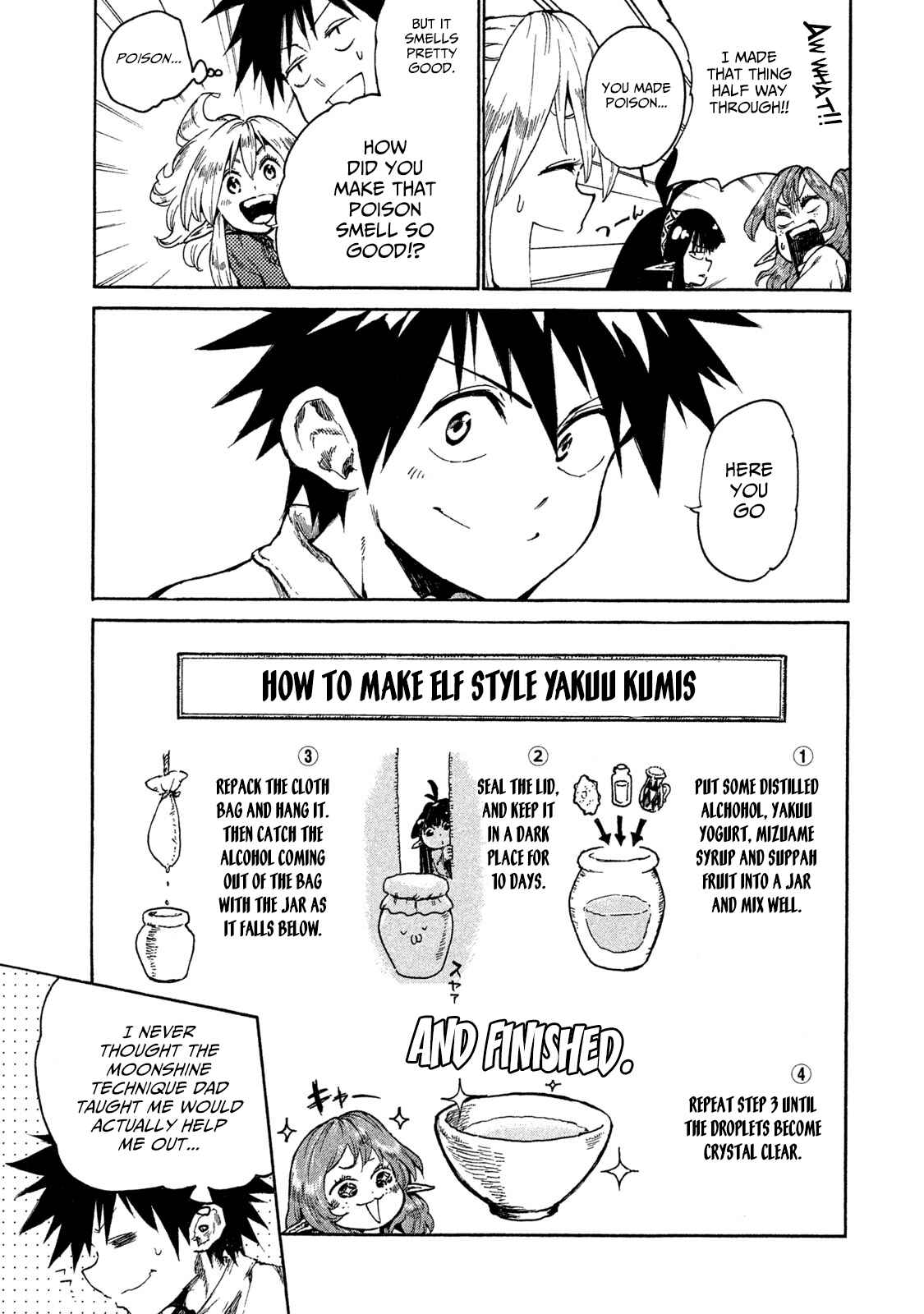 Mazumeshi Elf to Yuuboku gurashi Chapter 15 - Page 23