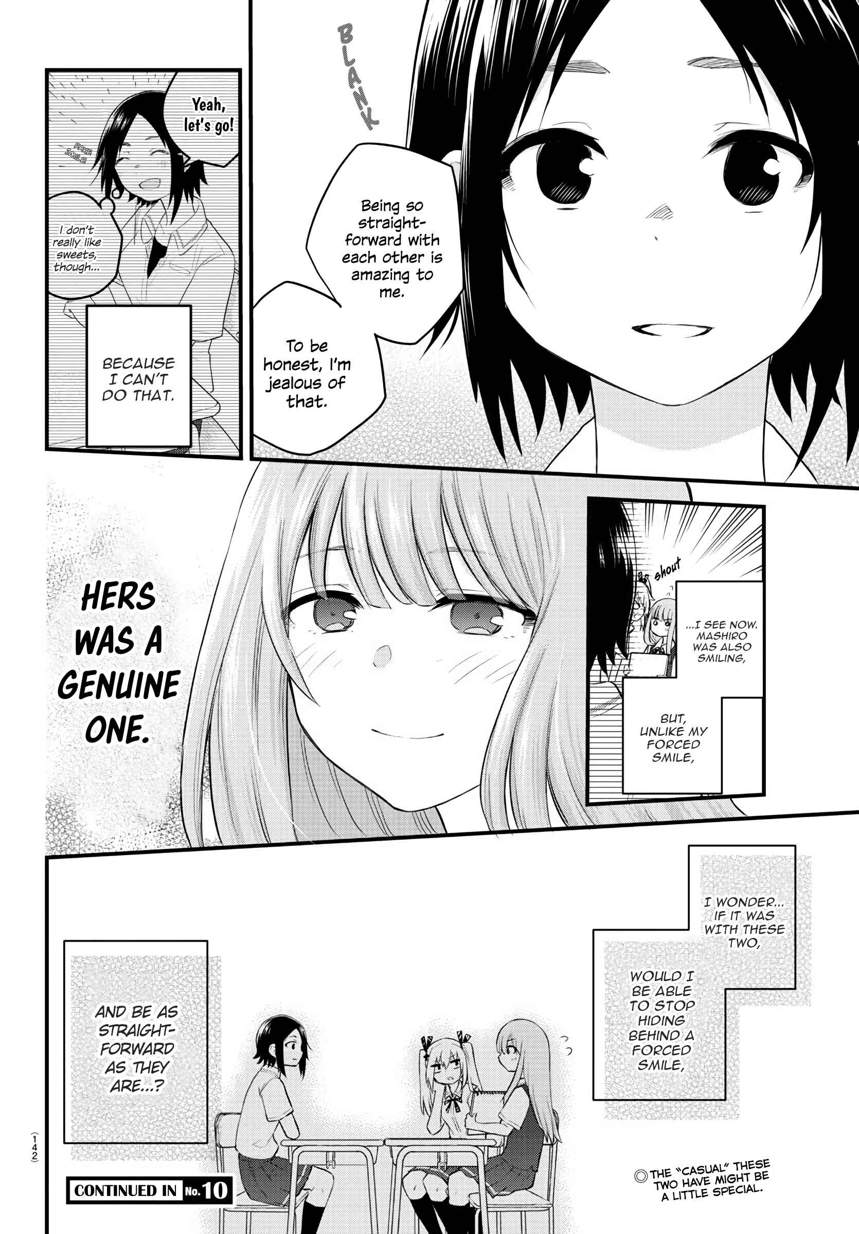 Koe ga dasenai Shoujo wa "Kanojo ga Yasashisugiru" to Omotte iru Chapter 9 - Page 8