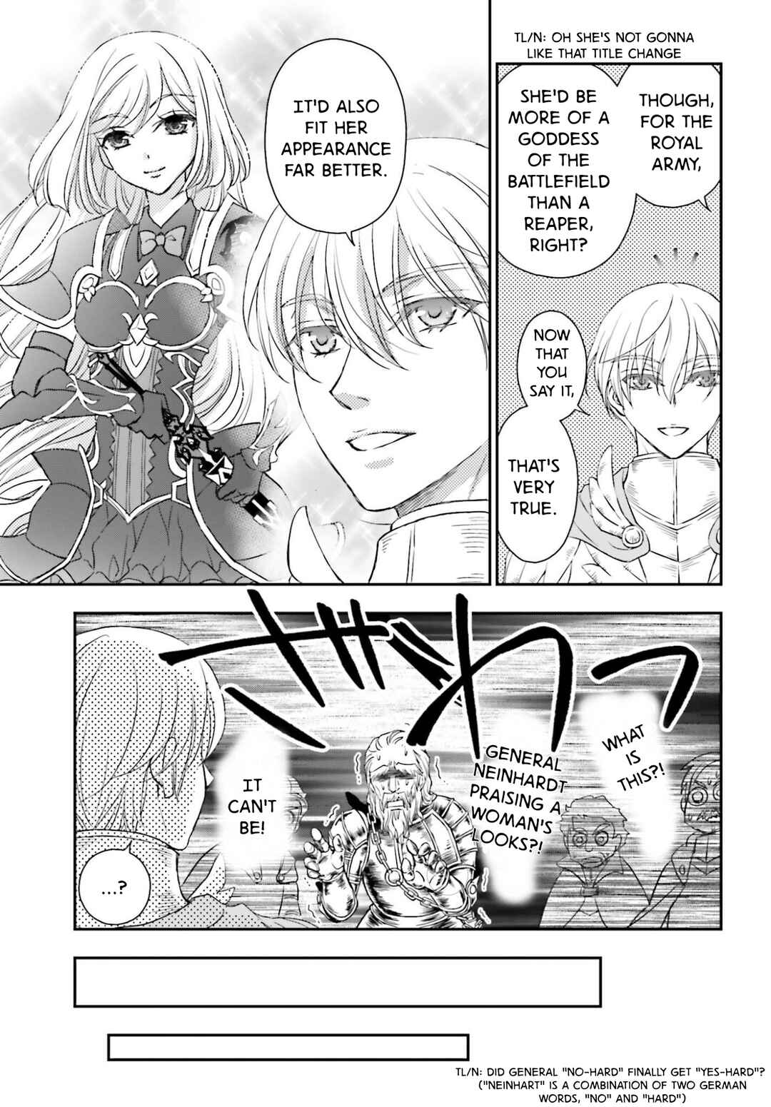 Shinigami ni Sodaterareta Shoujo wa Shikkoku no Tsurugi o Mune ni Idaku Chapter 55.2 - Page 17